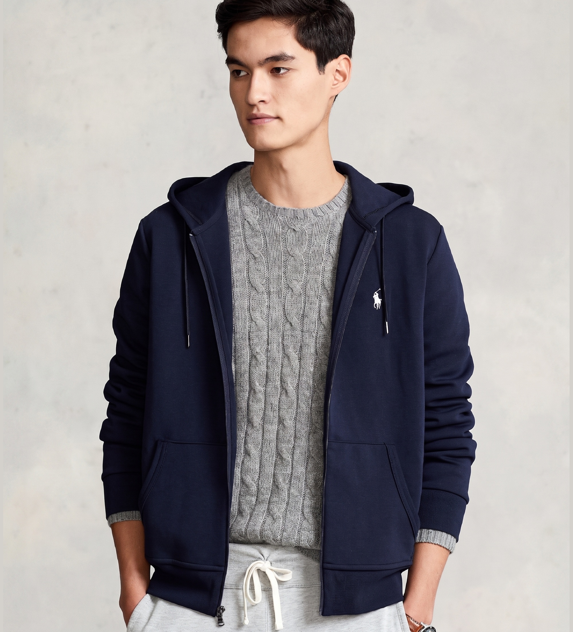 Polo Ralph Lauren für Herren. 710888282002 Ralph Lauren Basic Jacke navy (XXL), Lässig, Baumwolle, Recyceltes Polyester, Marine