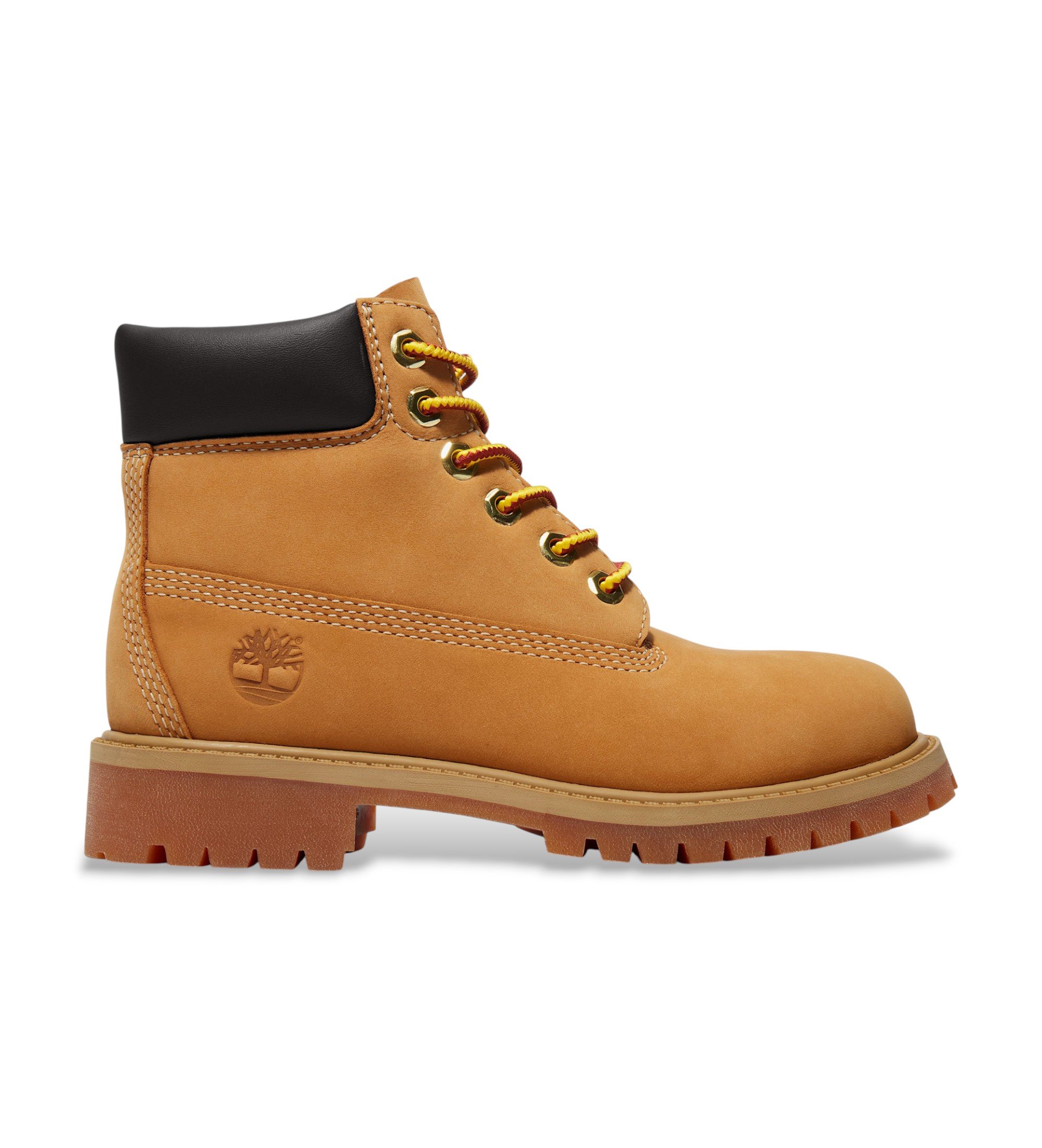Timberland Unisex für Kinder. TB1127097131 Premium 6 Inch Lace Up Lederstiefel braun (30.5), Wohnung, Schnürsenkel, Lässig, Draußen, Kinderb