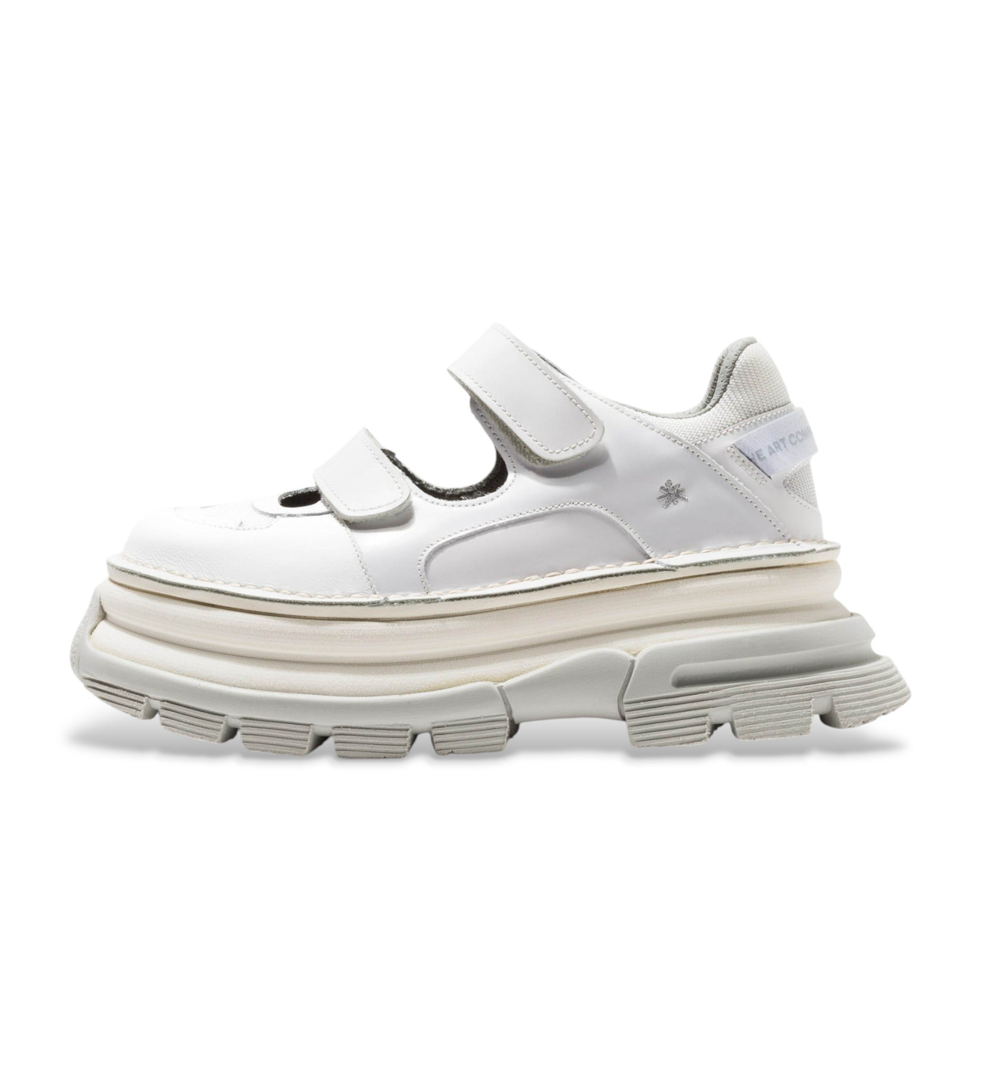Art für Damen. 116441170003_017 Core 2 Lederschuhe weiß (38), Öko-Leder, 3 bis 5 cm, Klettverschluss, Lässig