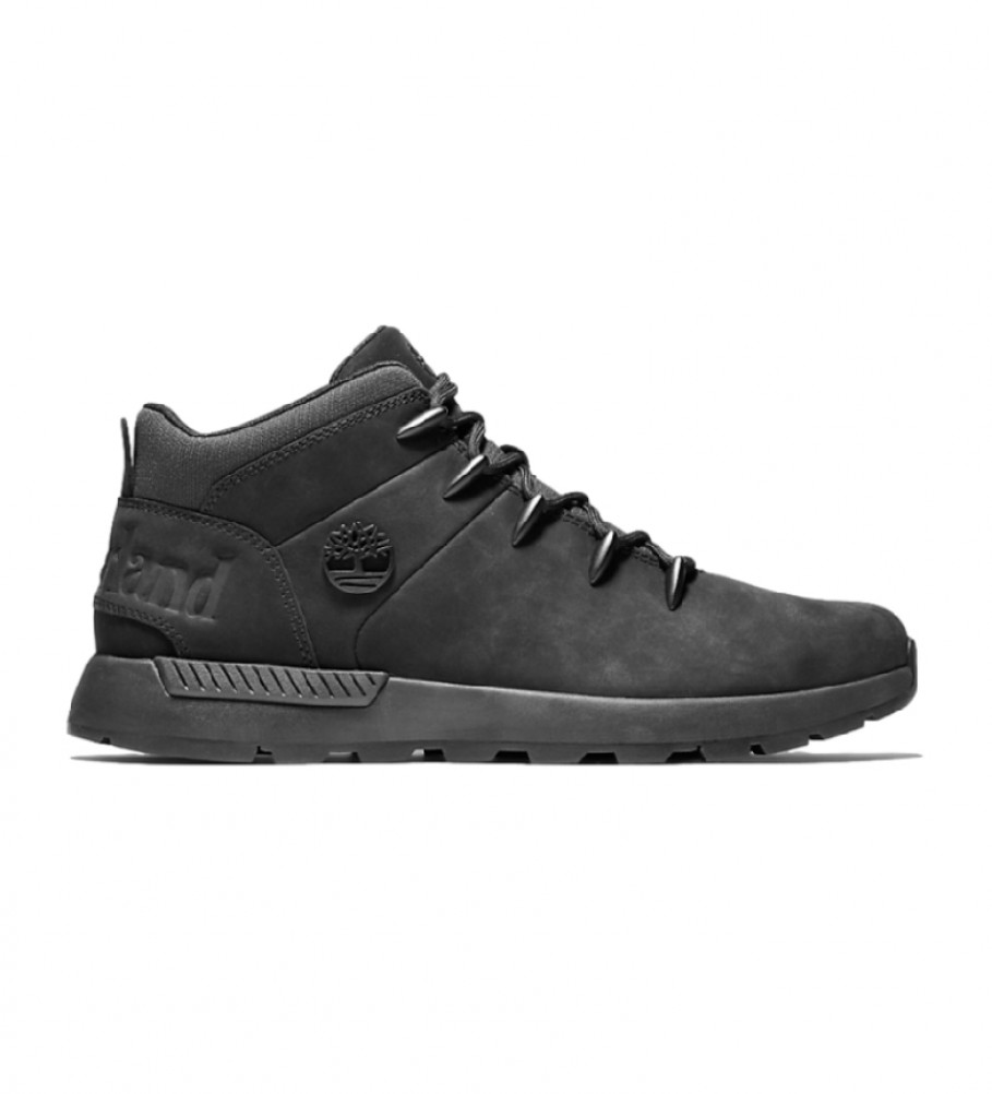 Timberland für Herren. TB0A1YN50151 Lederstiefel Sprint Trekker Mid schwarz (44), Wohnung, Schnürsenkel, Lässig