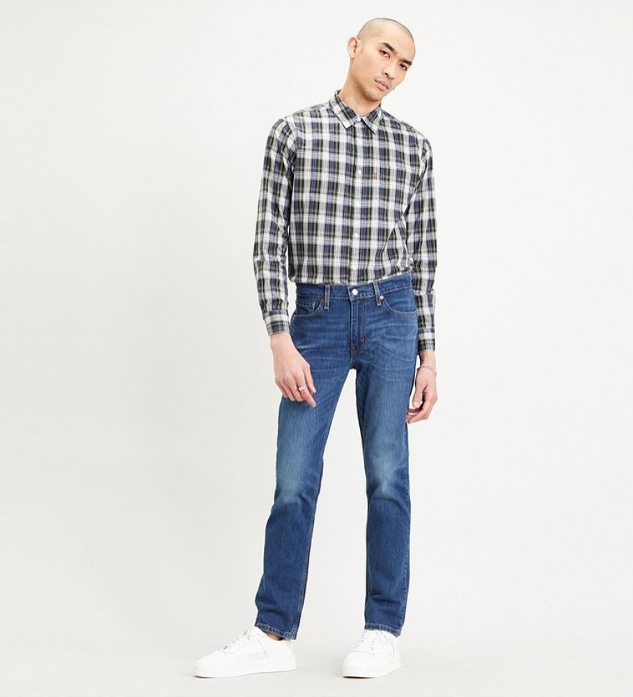 Levi's für Herren. 04511-1163 Jeans 511 Slim Dunkel Indigoblau (30/30), Schwarz, Lässig, Baumwolle, Nachhaltig, Marine