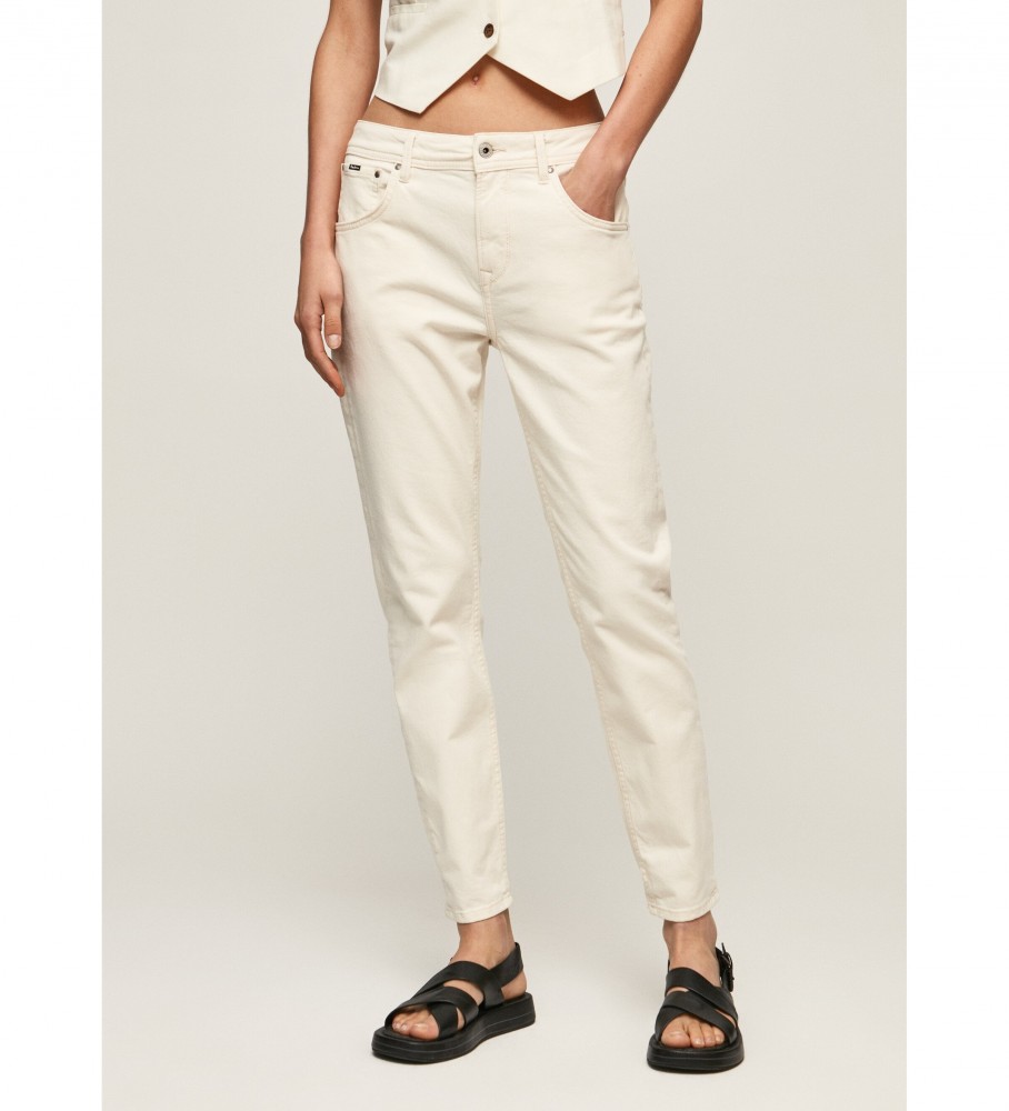 Pepe Jeans für Damen. PL204176WI5 Violette Hose weiß (24/32), Lässig, Baumwolle, Nachhaltig