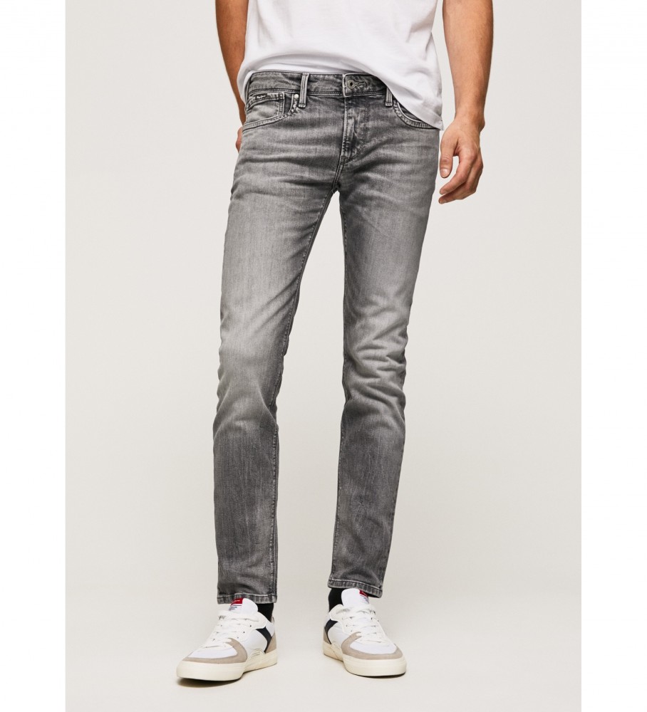 Pepe Jeans für Herren. PM206322UE7 Jean Hatch grau (32/32), Lässig, Denim, Bio-Baumwolle, Nachhaltig