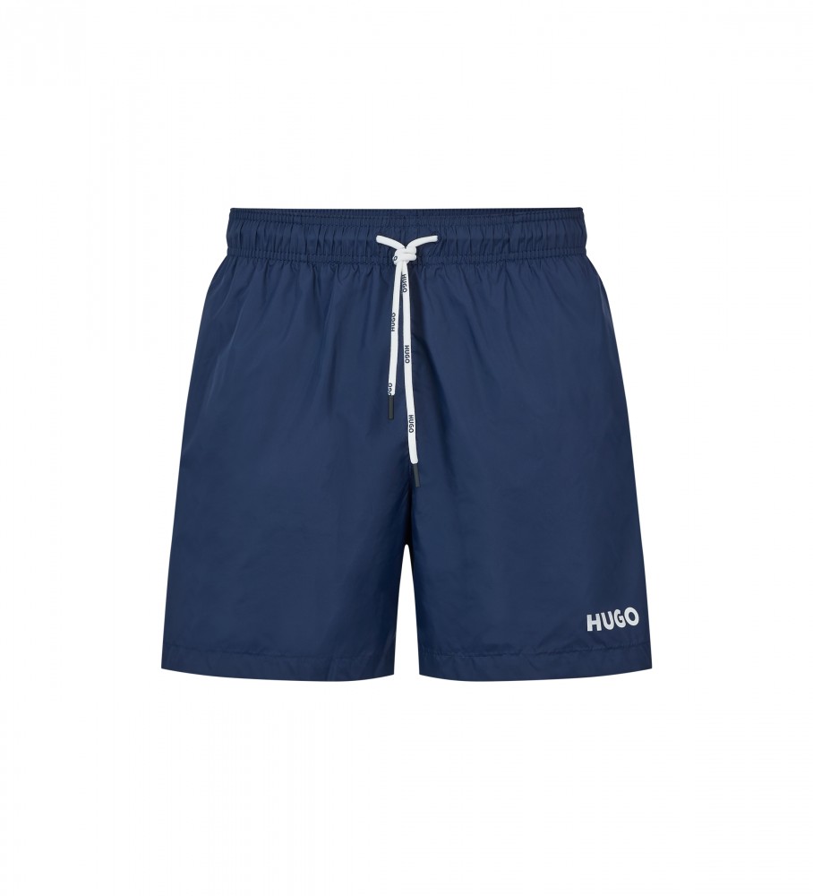 HUGO für Herren. 50469312 Haiti Badeanzug navy (M), Strandbekleidung, Polyamid, Marine