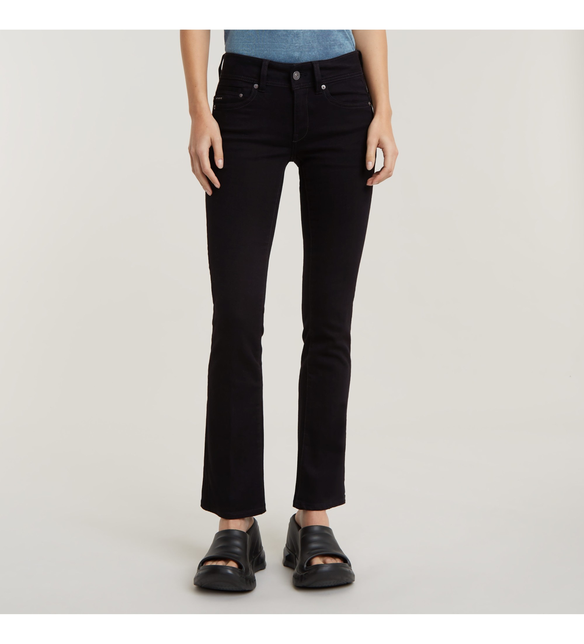 G-Star für Damen. D01896-B964-A810 Jeans Midge Bootcut schwarz (29/30), Lässig, Baumwolle, Denim