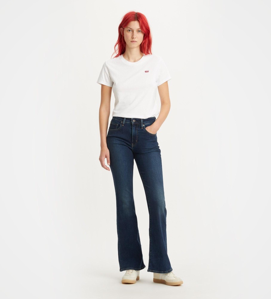 Levi's für Damen. A3410-0014 Jeans 726 Flared blau (27/30), Lässig, Baumwolle, Denim, Nachhaltig