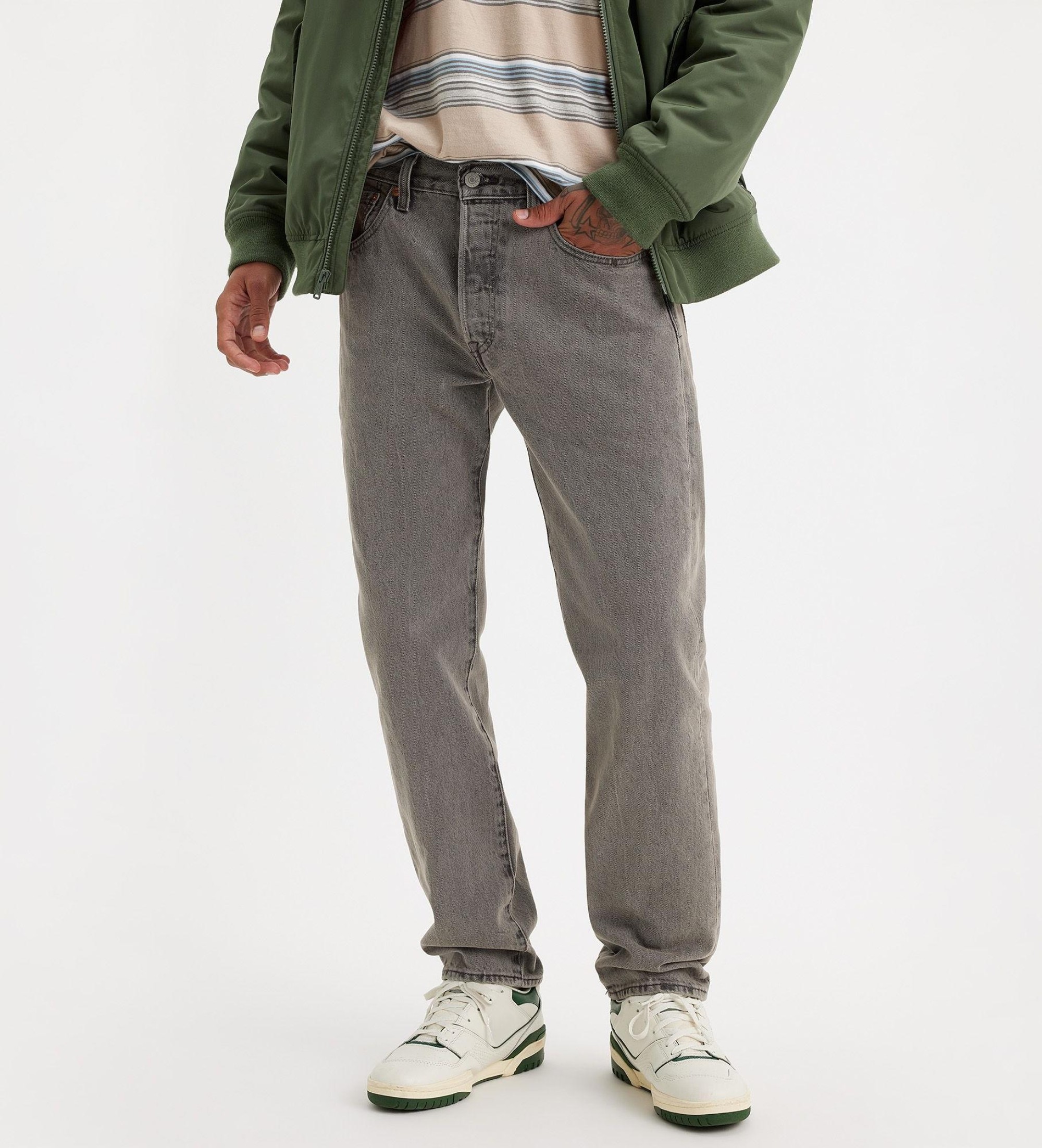 Levi's für Herren. 00501-3496 Jeans 501 Original grau (31/32), Lässig, Baumwolle, Denim