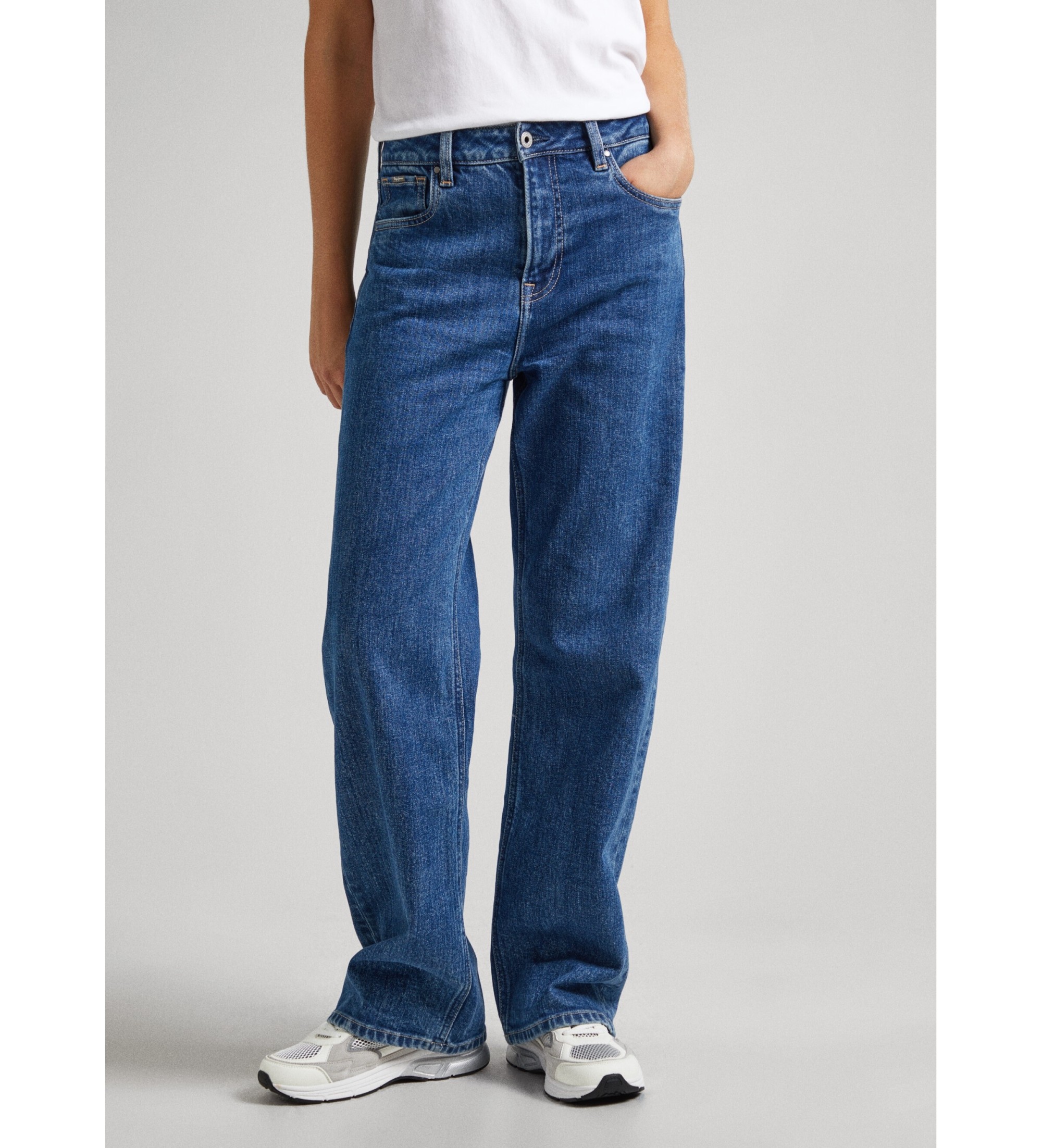 Pepe Jeans für Damen. PL204699HU7 Jeans Lose blau (26/32), Lässig, Baumwolle, Denim