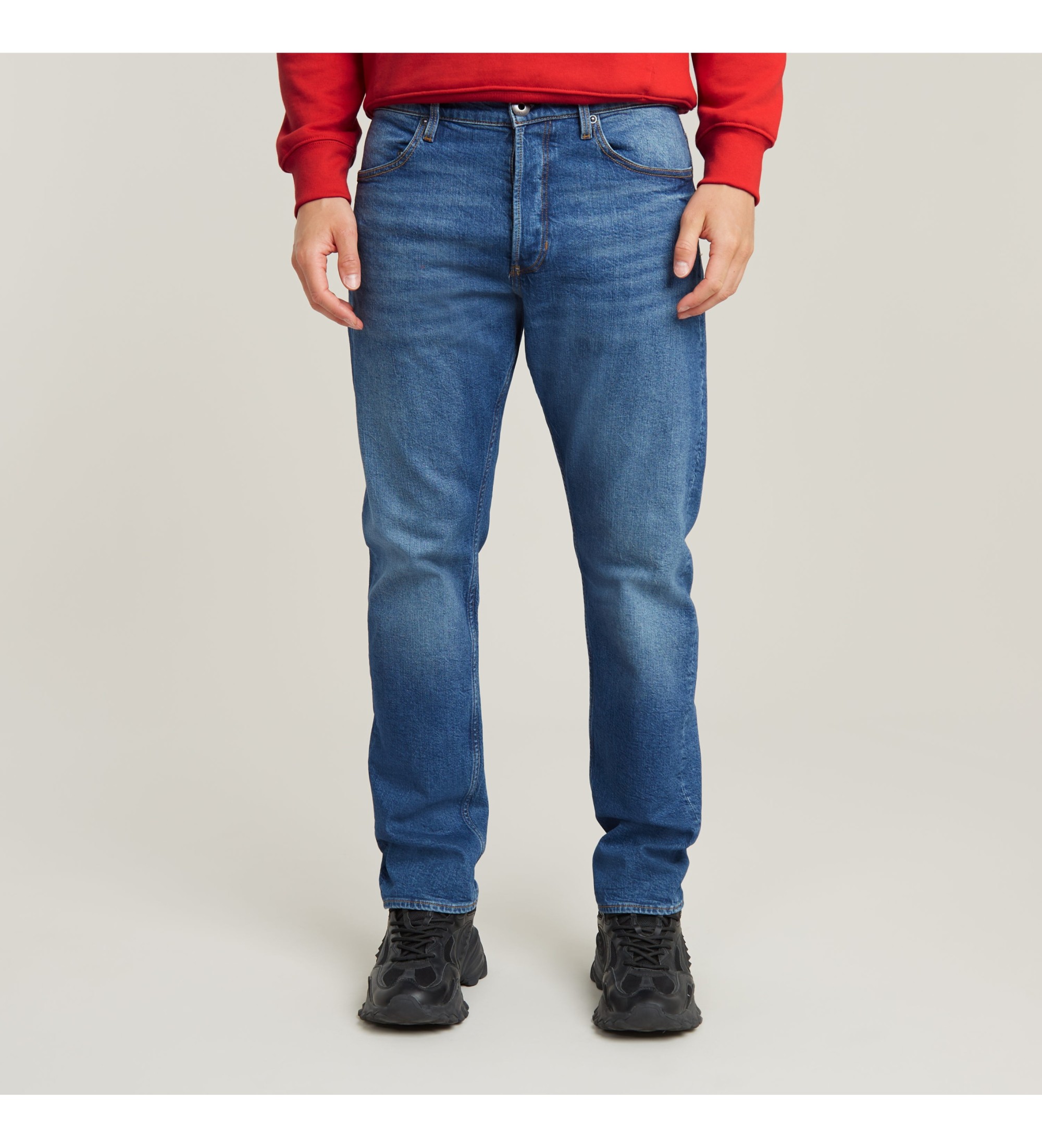 G-Star für Herren. D19161-D985-071 Jeans Triple A Regular Straight blau (30/30), Lässig, Baumwolle, Denim