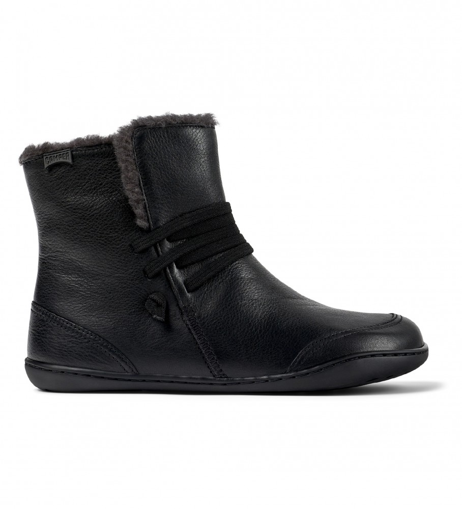 Camper für Damen. K400505-012 Peu Cami Lederstiefel schwarz (37), Wohnung, Keine, Lässig