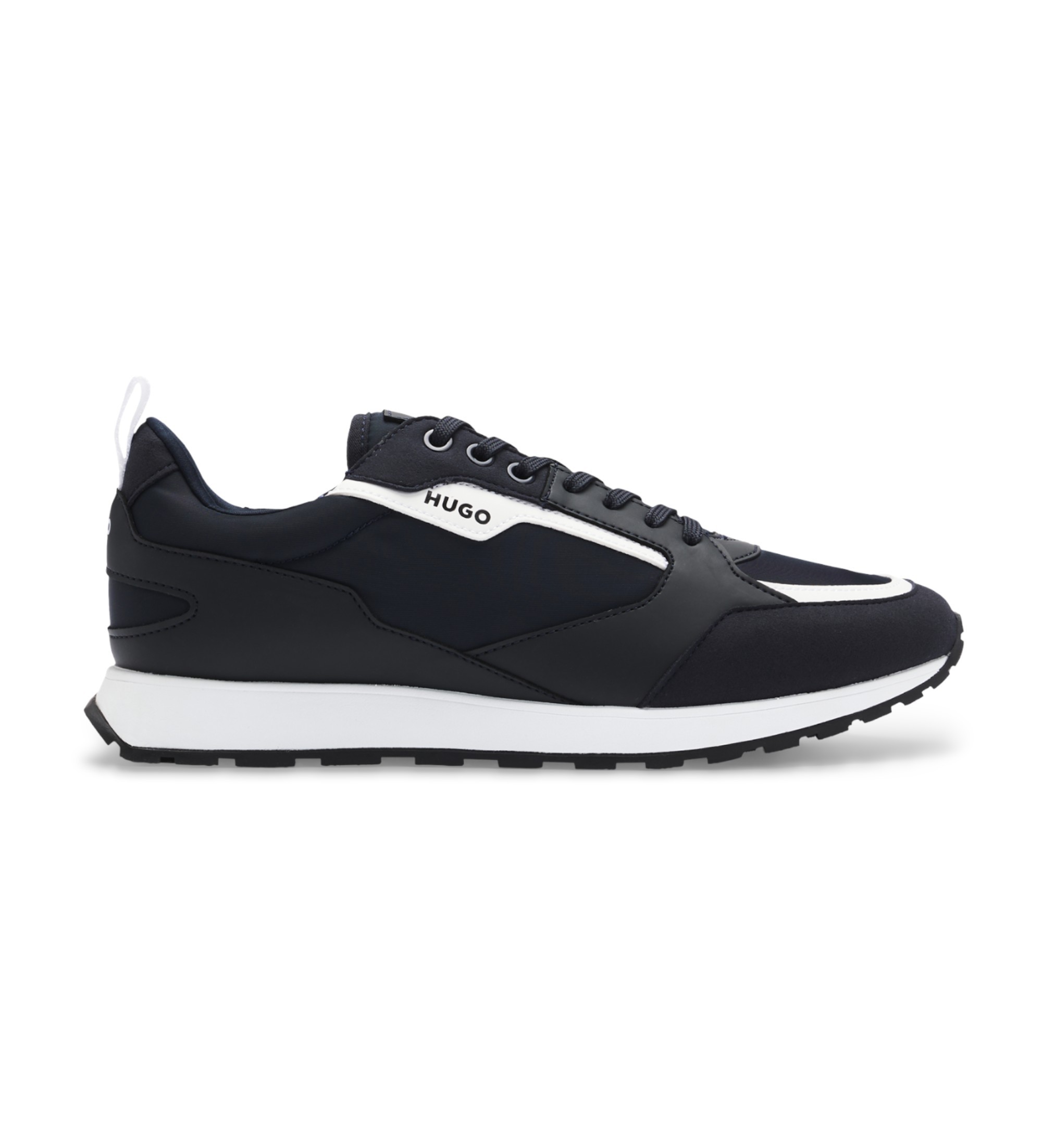 HUGO für Herren. 50536568 Turnschuhe Icelin navy (39), Wohnung, Schnürsenkel, Lässig, Marine