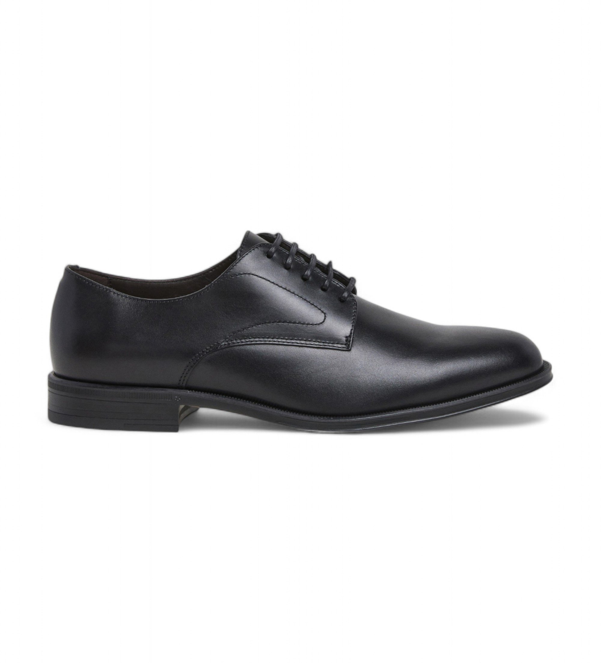 Hackett London für Herren. HMS21407 Duke Master Lederschuhe schwarz (40), Wohnung, Schnürsenkel, Lässig, Party, Klassisch