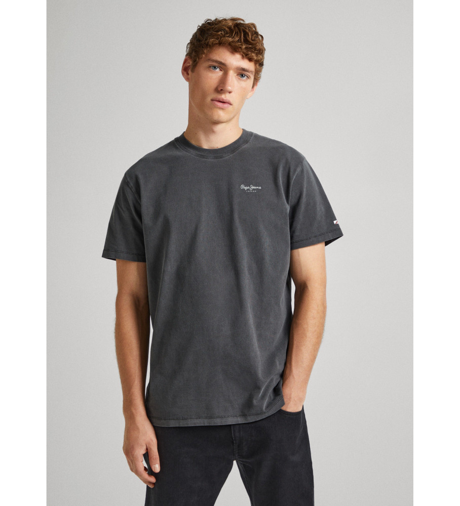 Pepe Jeans für Herren. PM508664 Jacko T-shirt schwarz (S), Lässig, Baumwolle, Kurzarm, Nachhaltig
