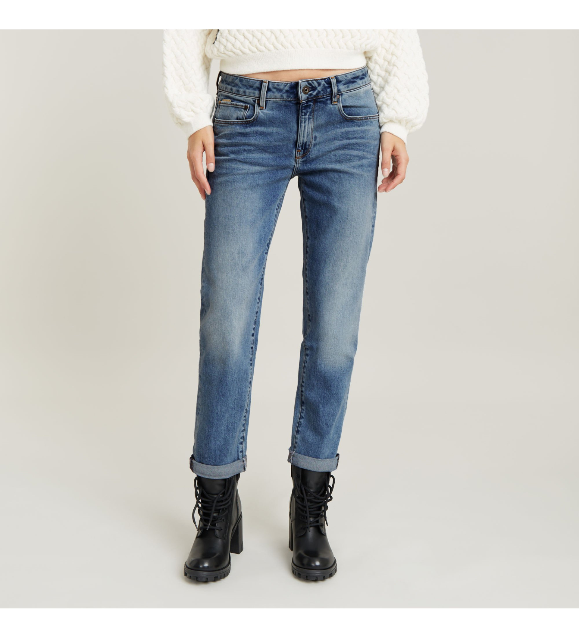 G-Star für Damen. D15264-C052-8436 Jeans Kate Boyfriend blau (29/34), Lässig, Baumwolle, Denim