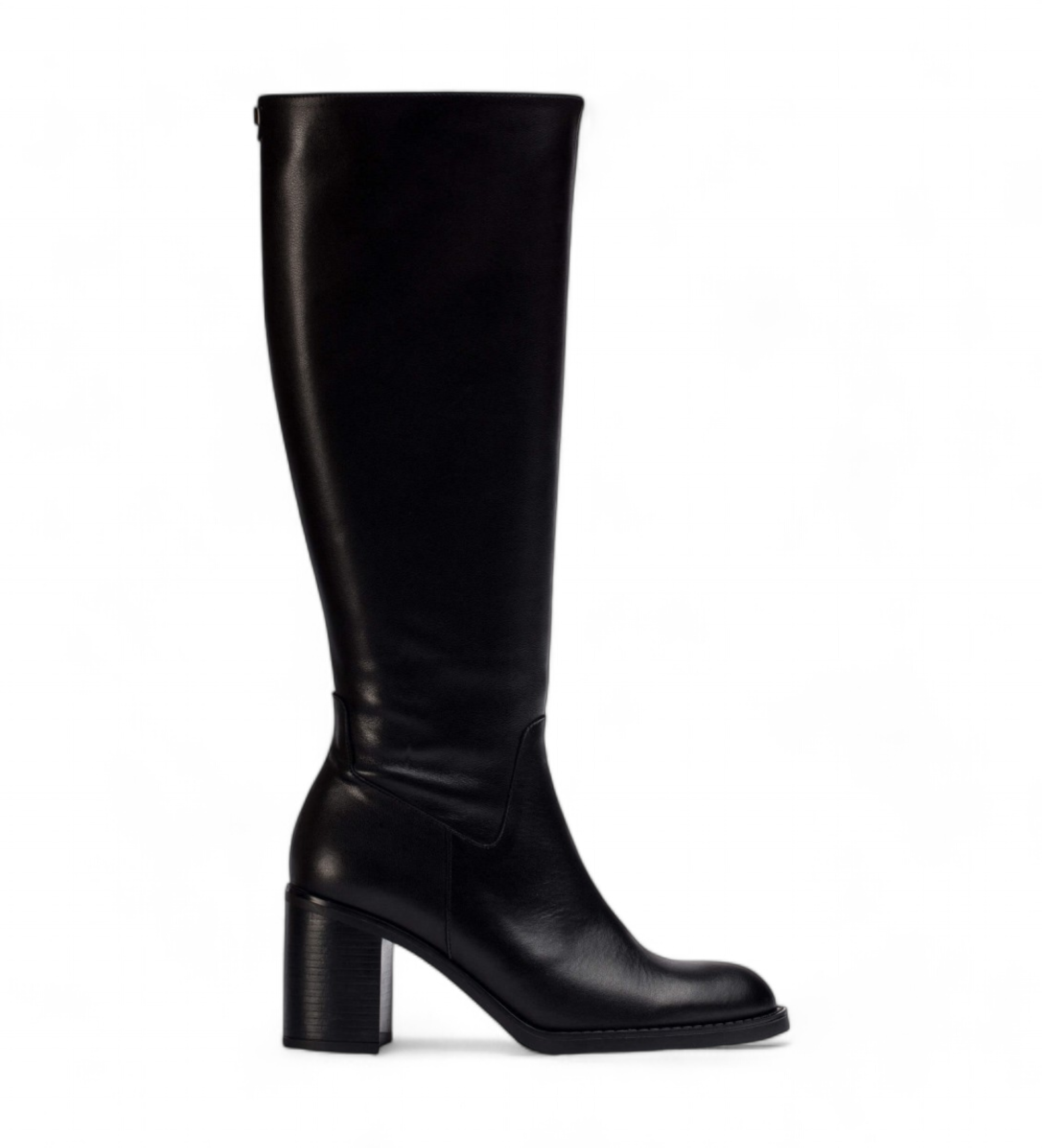 Wonders für Damen. I-9201_5121_5792 Mattlederstiefel schwarz (37), 5 bis 8 cm, Reißverschluss, Lässig
