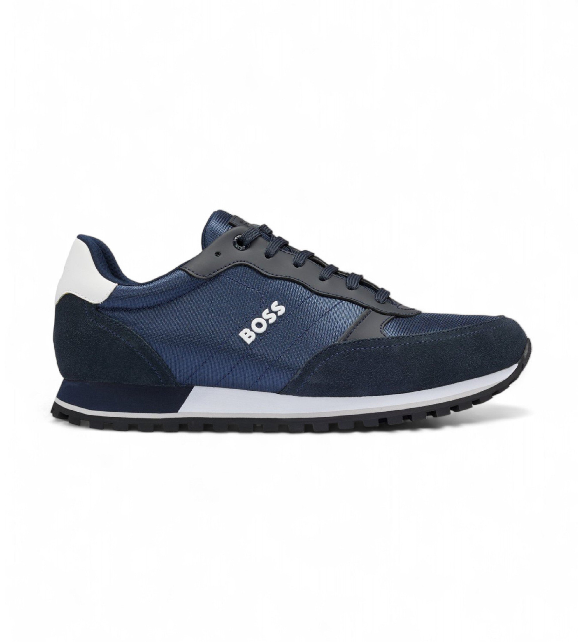 BOSS für Herren. 50498133 Parkour Schuhe navy (40), Wohnung, Schnürsenkel, Lässig, Marine