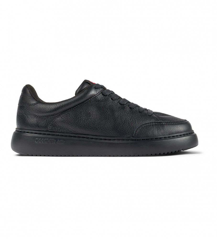 Camper für Herren. K100841-015 Runner Leder Turnschuhe K21 schwarz (44), Wohnung, Schnürsenkel, Lässig