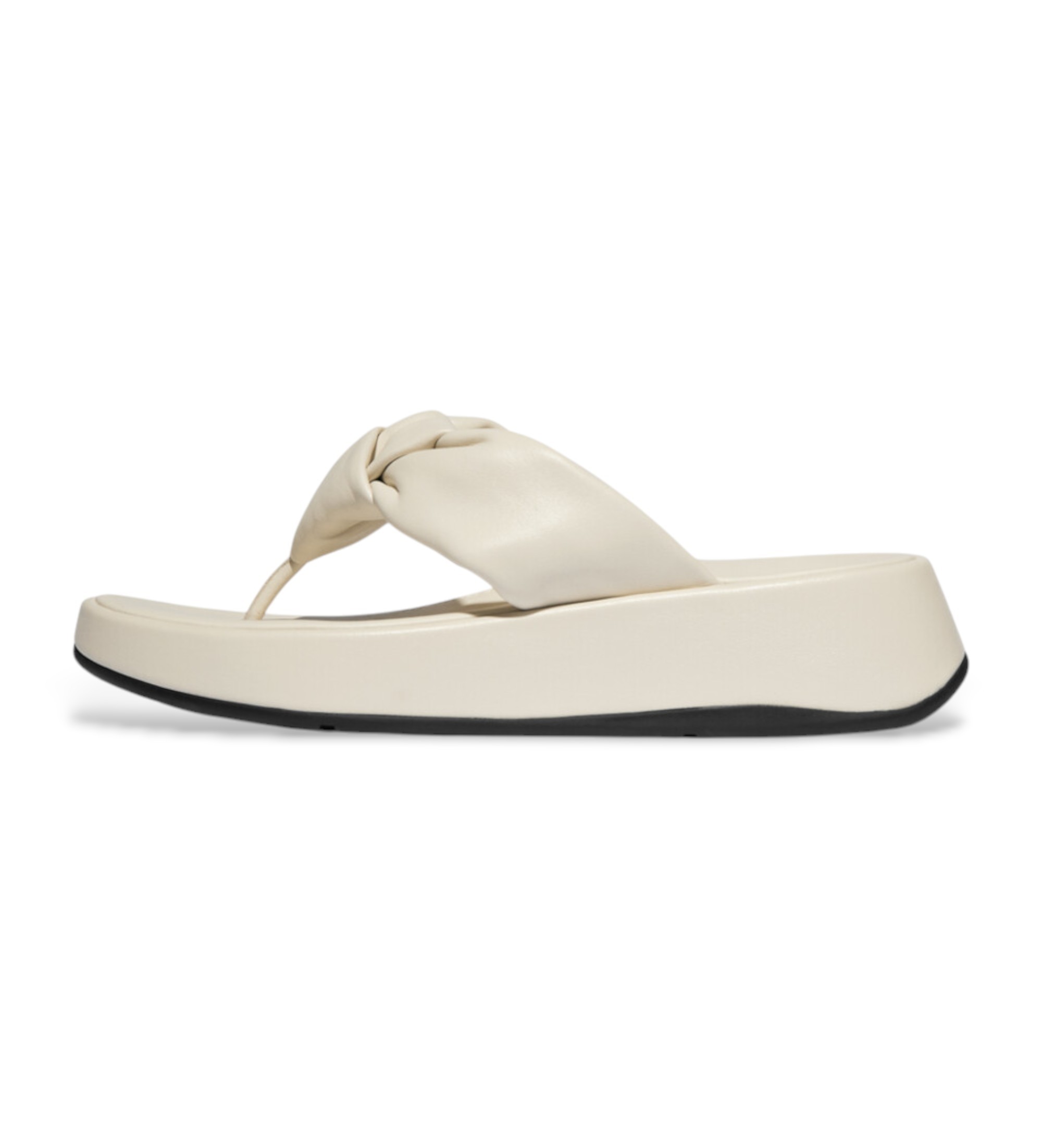 Fitflop für Damen. IY1-A99 Beige F-Mode Ledersandalen (36), 3 bis 5 cm, Keine, Lässig