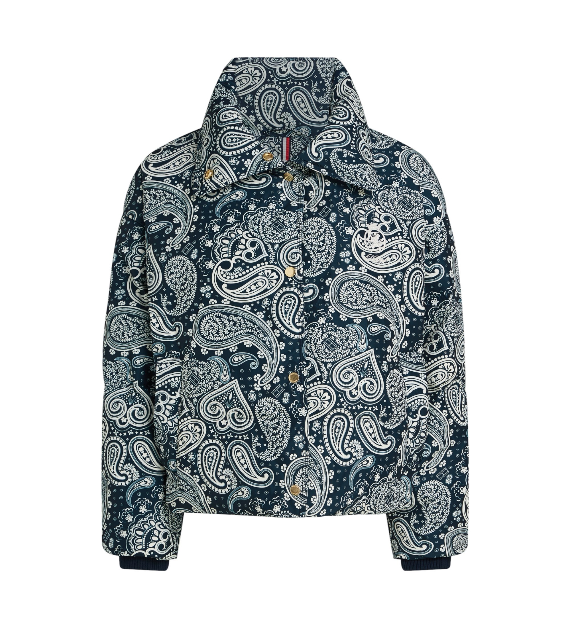 Tommy Hilfiger für Damen. WW0WW47447 Aop Jacke blau (L), Lässig, Polyester