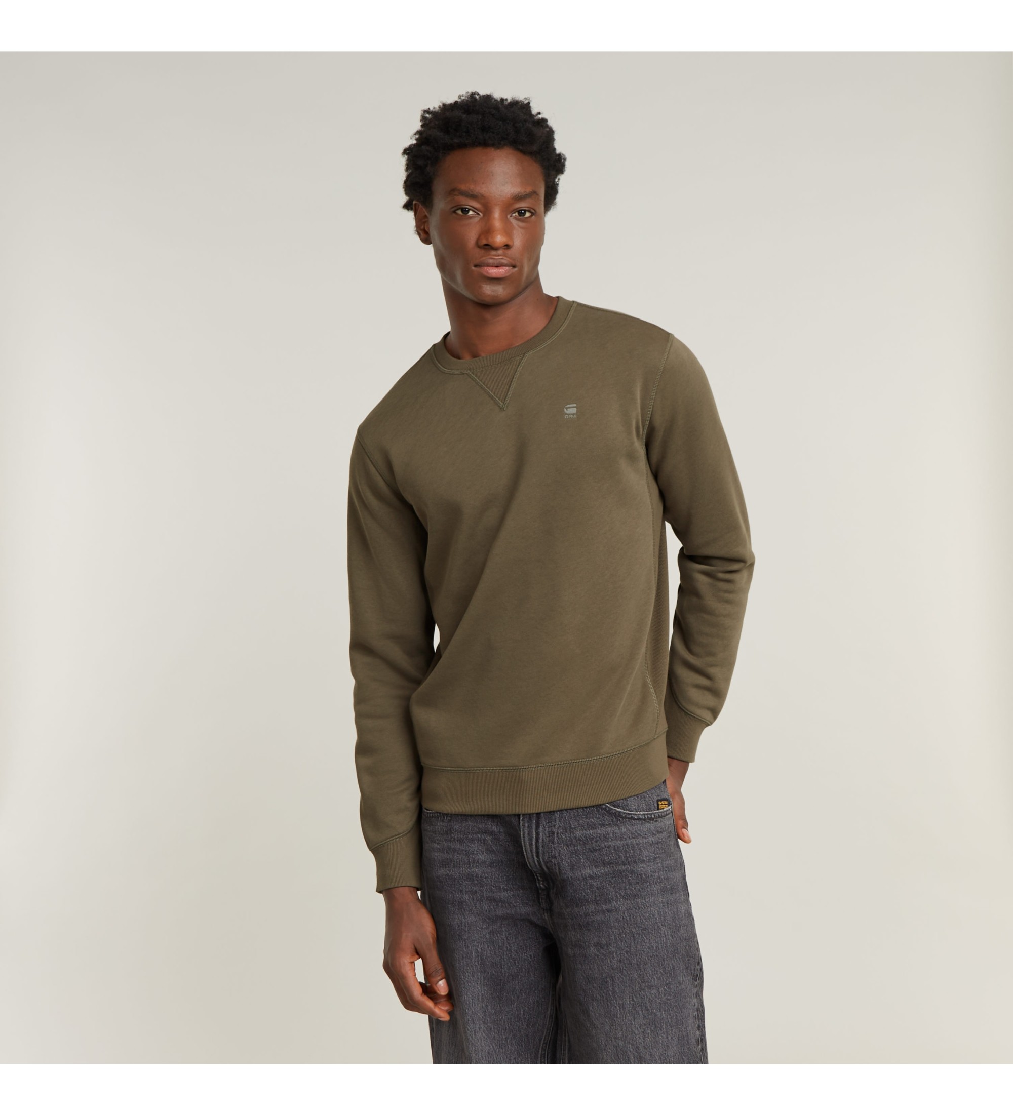 G-Star für Herren. D16917-C235-273 Sweatshirt Premium Core braun (XS), Lässig, Baumwolle