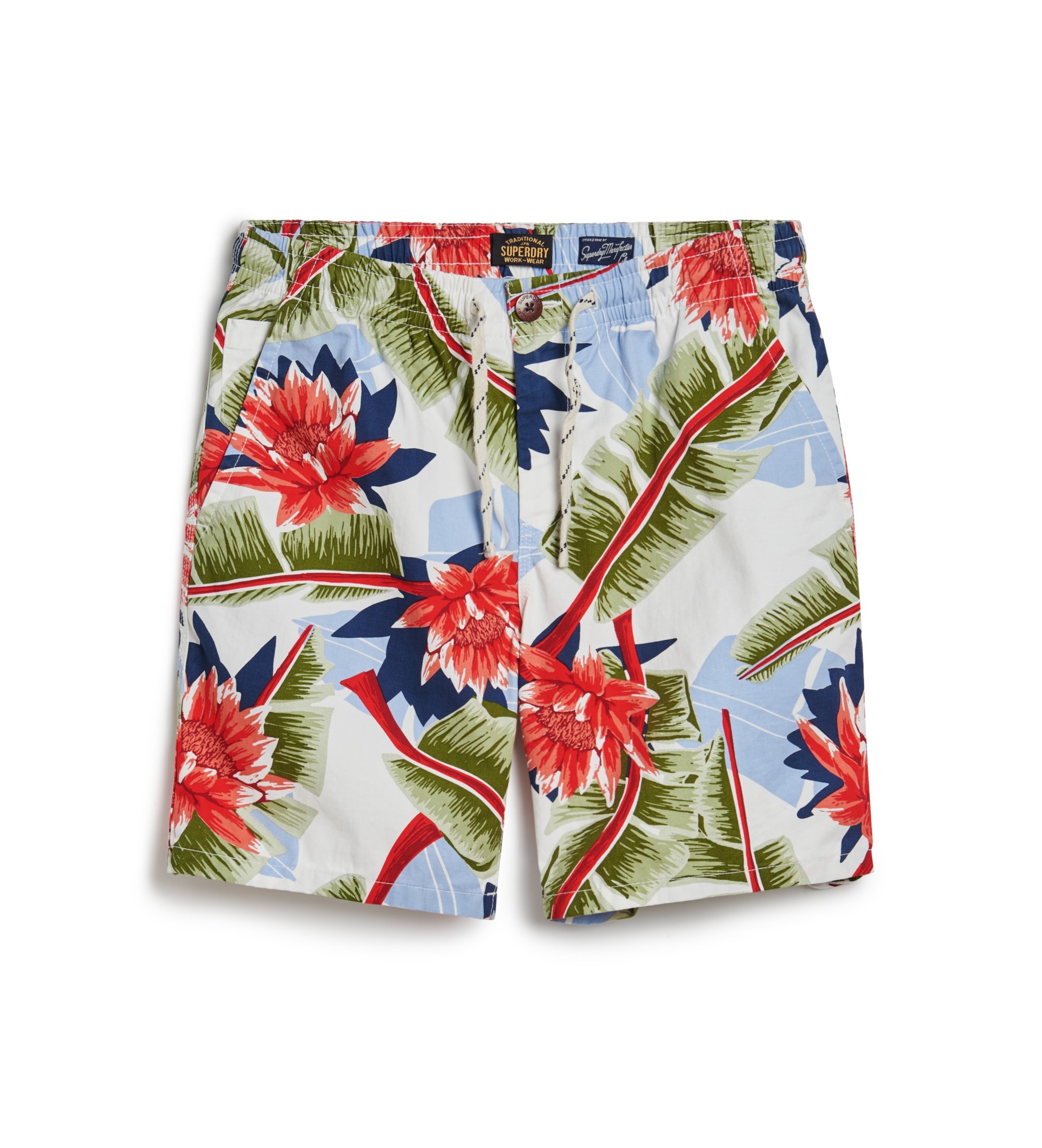Superdry für Herren. M7110432A Bermudashorts blau (M), Lässig, Baumwolle