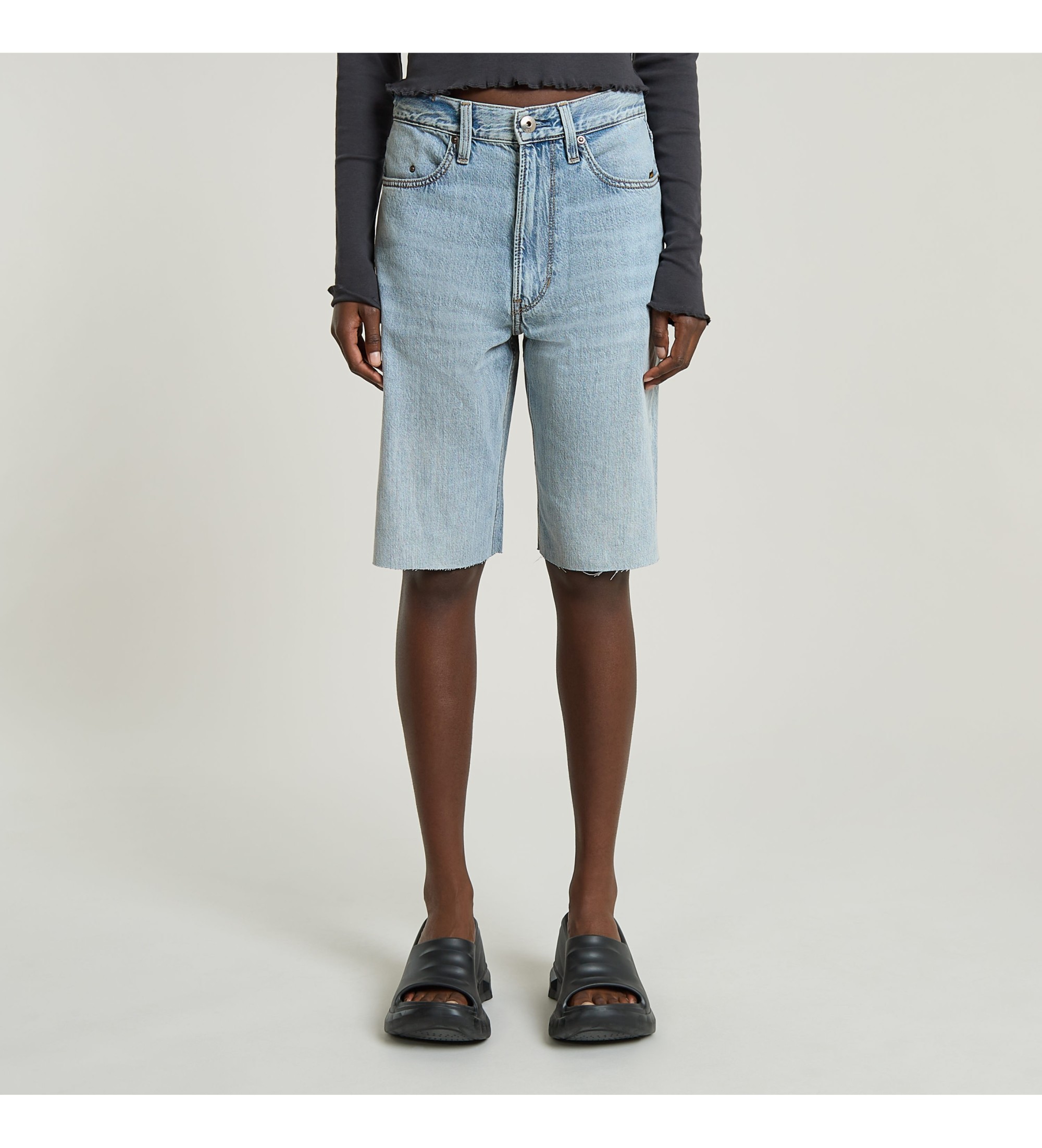 G-Star für Damen. D27484-D536-G339 Shorts Loose Typ 96 blau (27), Lässig, Denim, Bio-Baumwolle, Nachhaltig
