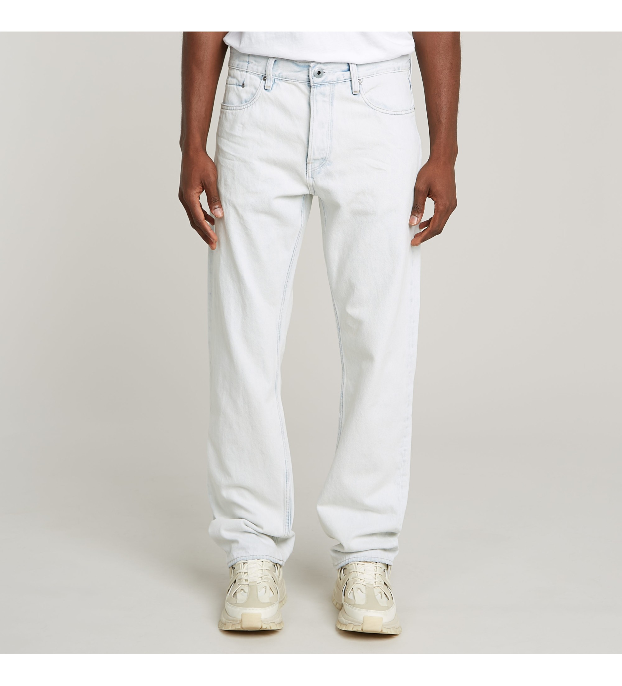 G-Star für Herren. D23691-D436-H122 Jeans Dakota Regular Straight weiß (38/36), Lässig, Denim, Bio-Baumwolle, Nachhaltig