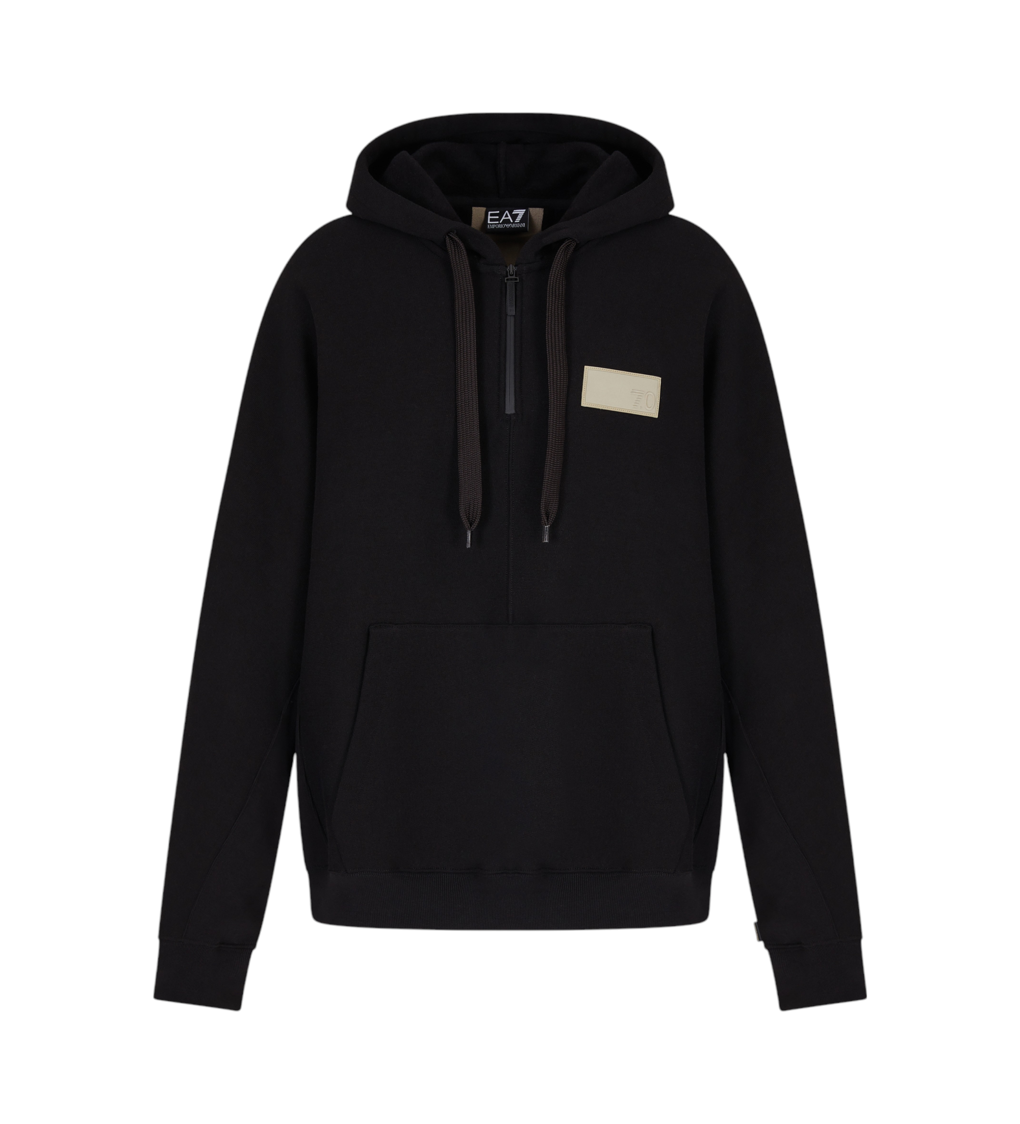 EA7 Unisex. 7X000080_AF14570 Sweatshirt mit spezieller Passform schwarz (XXS), Lässig, Sportlich, Multisport, Polyester