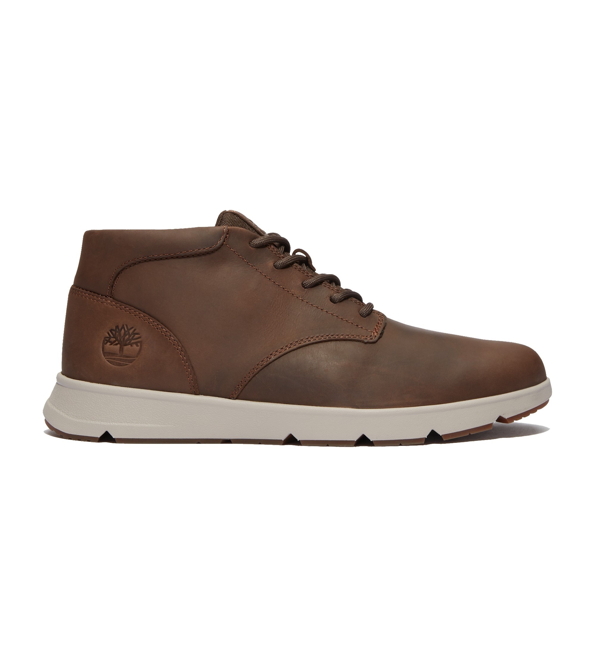 Timberland für Herren. TB0A6C7TW011 Parker Street Turnschuhe braun (41), Leder, Wohnung, Schnürsenkel, Lässig