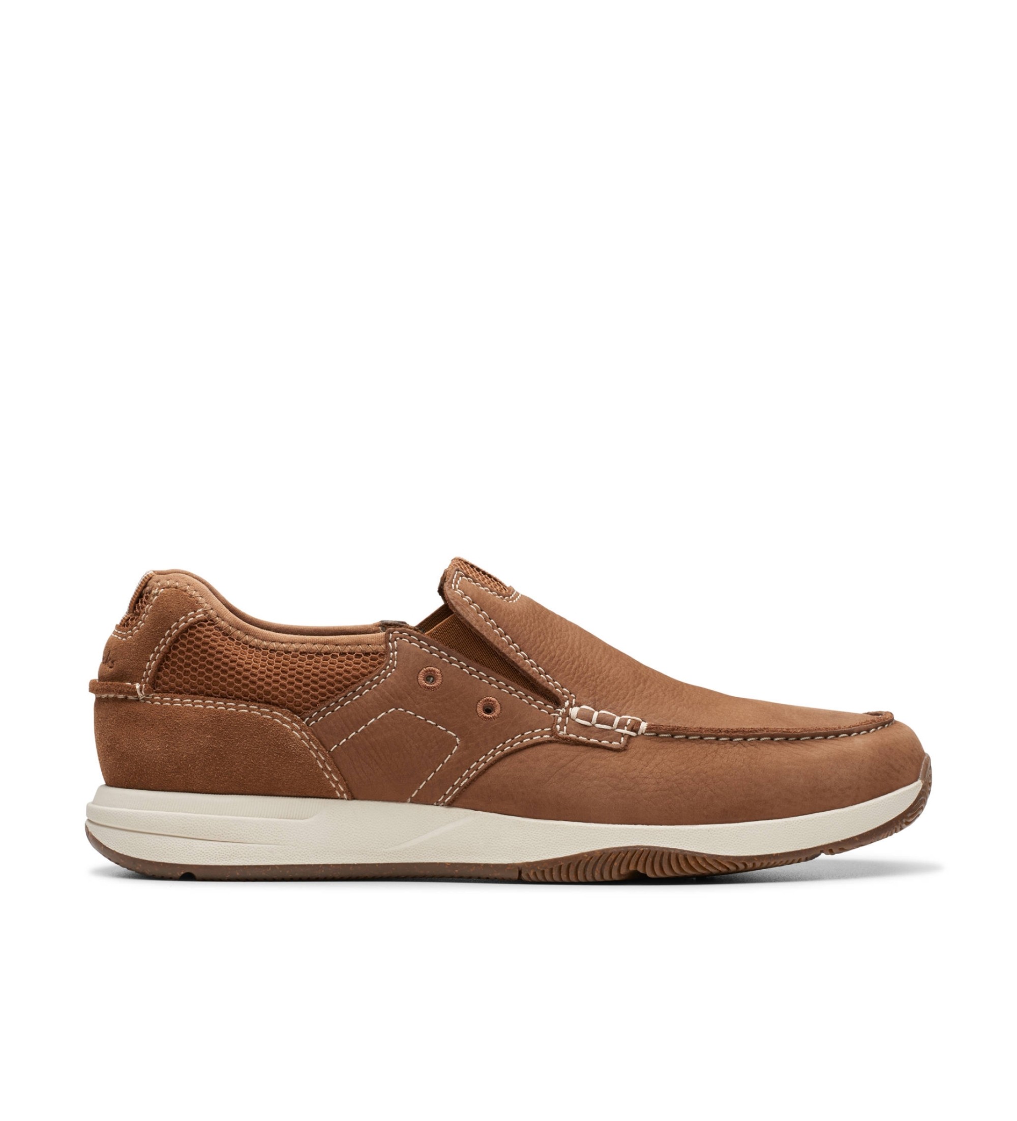 Clarks für Herren. 26176975 Sailview Step Leder Bootsschuhe braun (40), Wohnung, Keine, Lässig