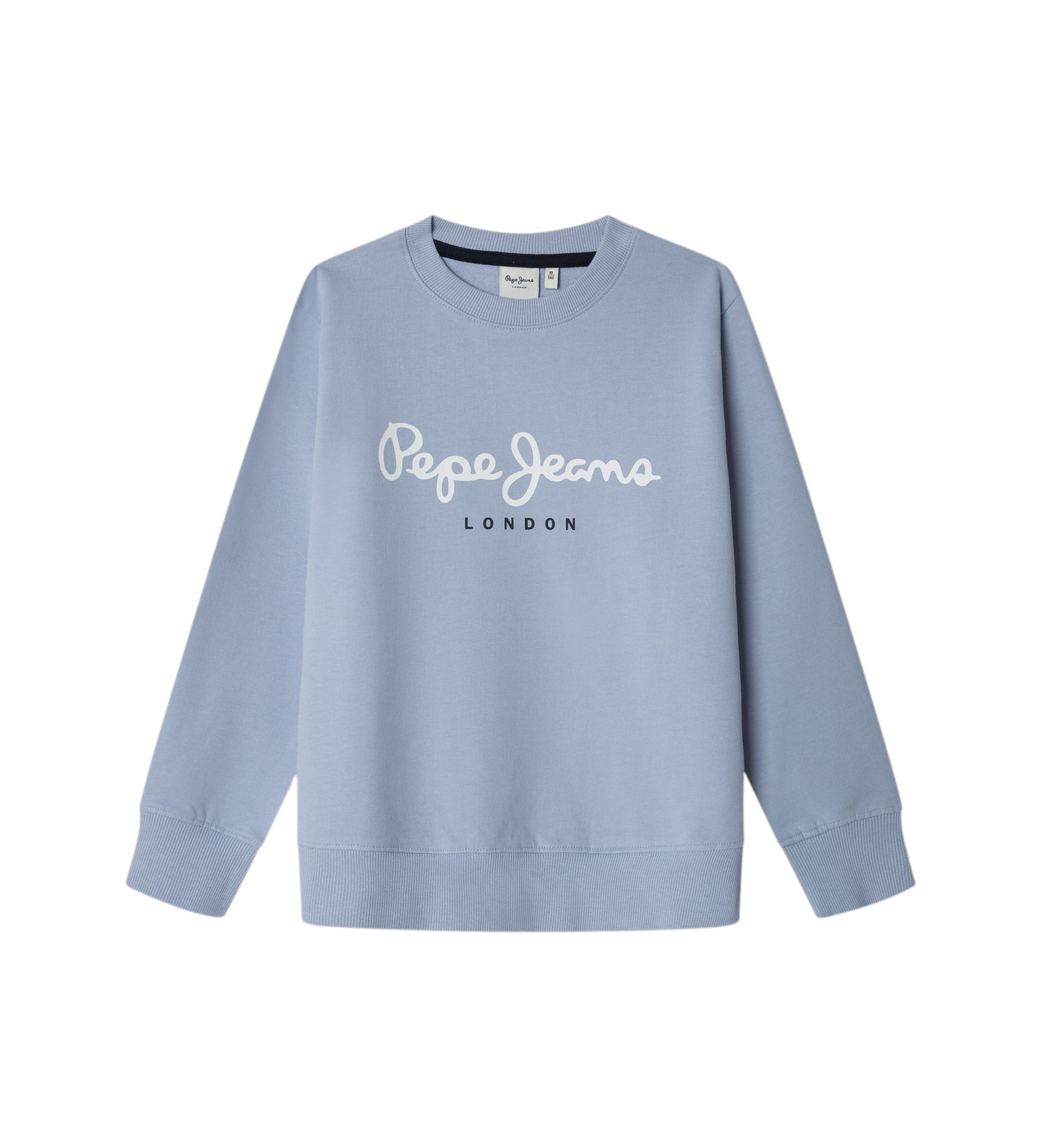 Pepe Jeans für Jungen. PB5800016 Sweatshirt Art Crewneck blau (16años= 176cm), Lässig, Baumwolle, Kinderbekleidung