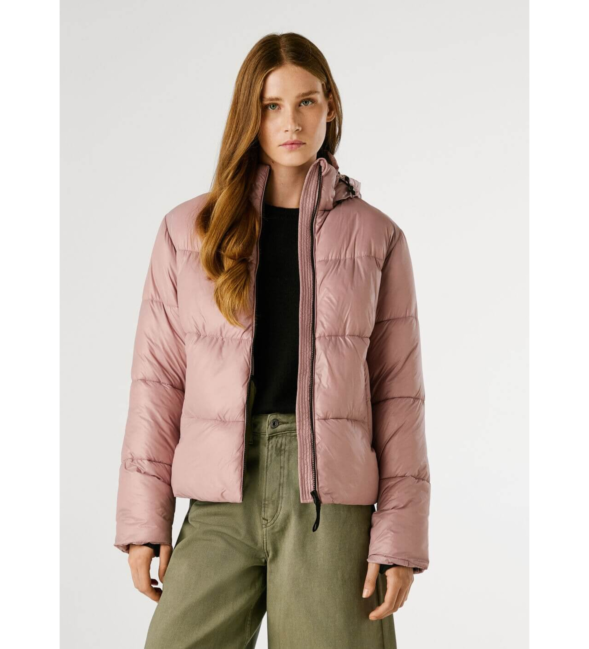 Pepe Jeans für Damen. PL4024339 Jacke Sussy Short rosa (XS), Lässig, Polyester