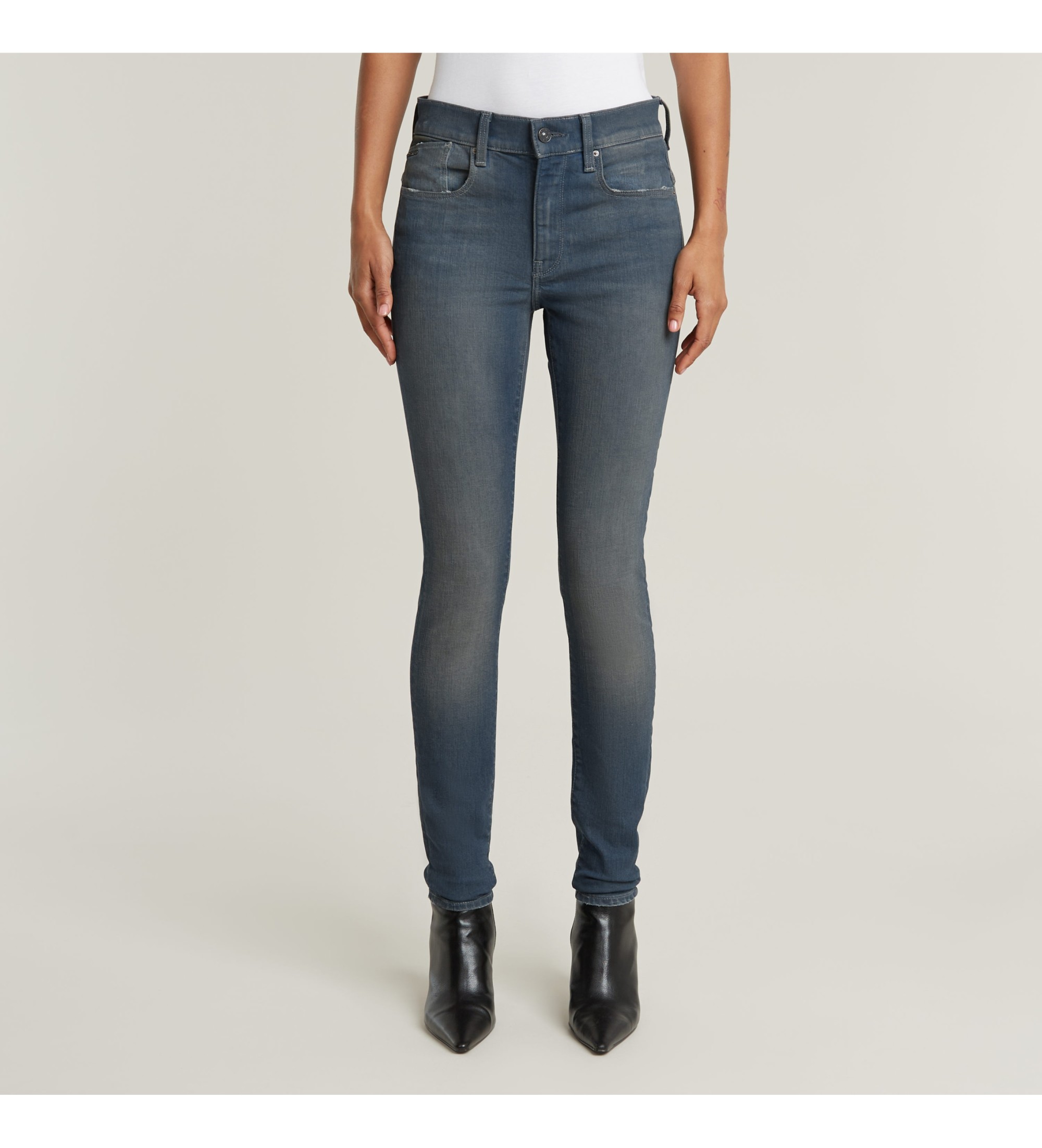 G-Star für Damen. D19079-D637-C268 Jeans Lhana Skinny blau (29/30), Lässig, Baumwolle, Denim