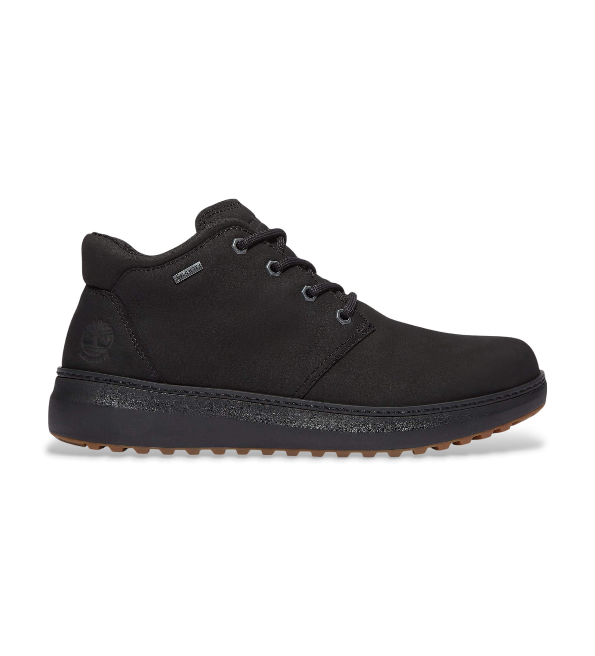 Timberland für Herren. TB0A6A8NW051 Hudson Road Gore-Tex Chukka Lederstiefel schwarz (41), Wohnung, Schnürsenkel, Lässig, Draußen