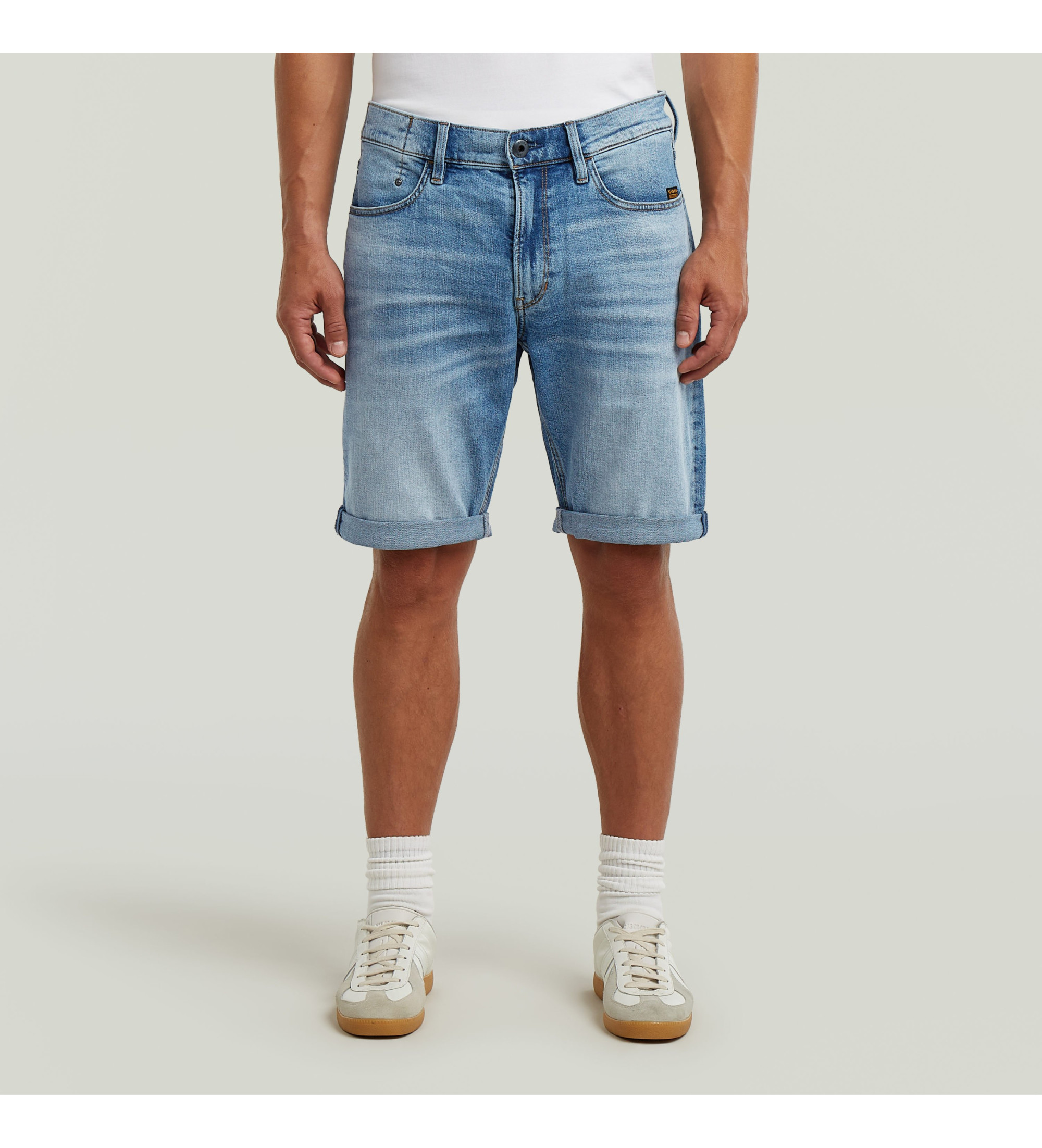 G-Star für Herren. D24430-E205-8436 Kurze Hose Mosa blau (30), Lässig, Baumwolle, Denim