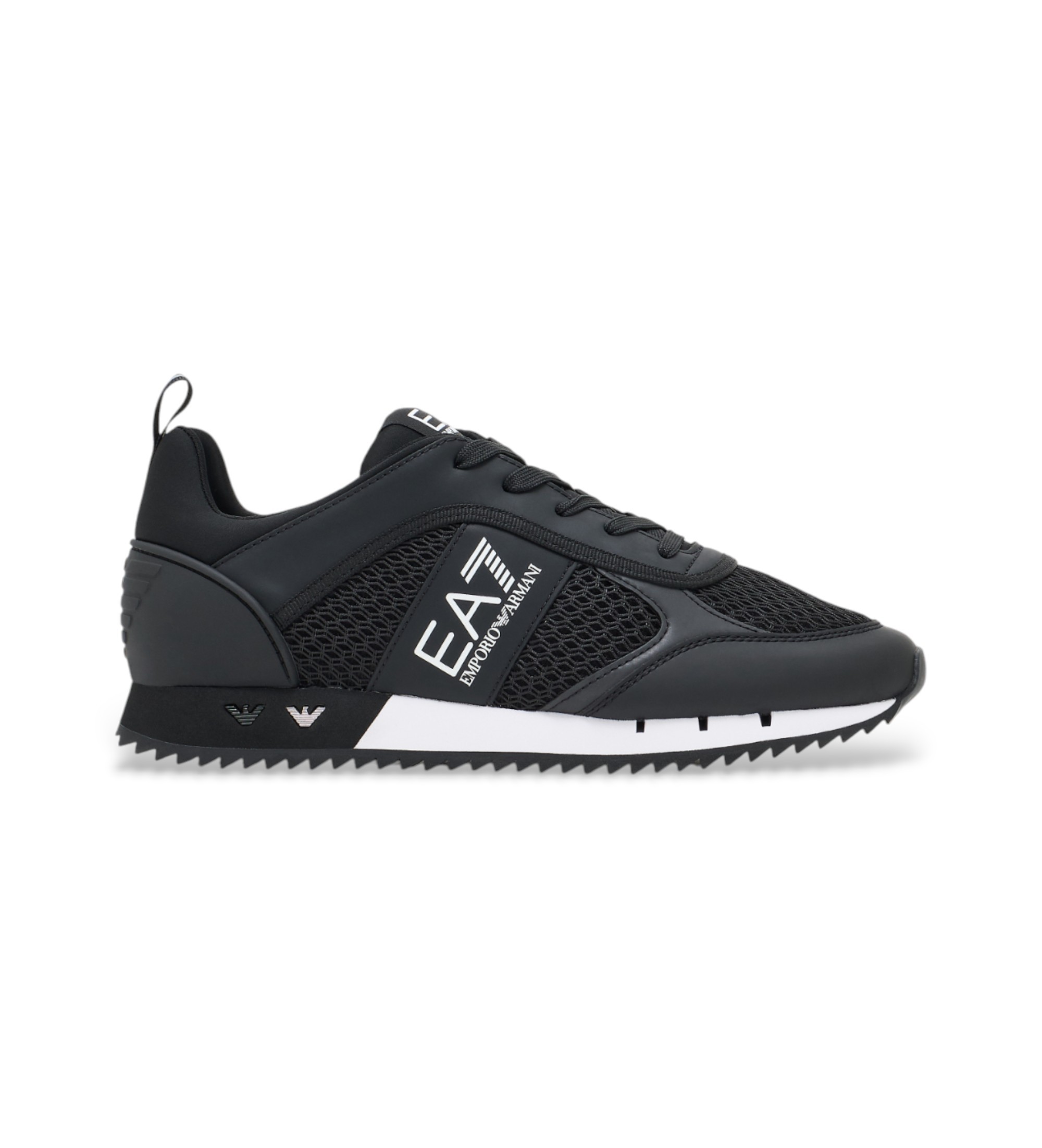 EA7 für Damen. 7X000334_AF18610 Turnschuhe Schnürsenkel schwarz (40), Wohnung, Lässig