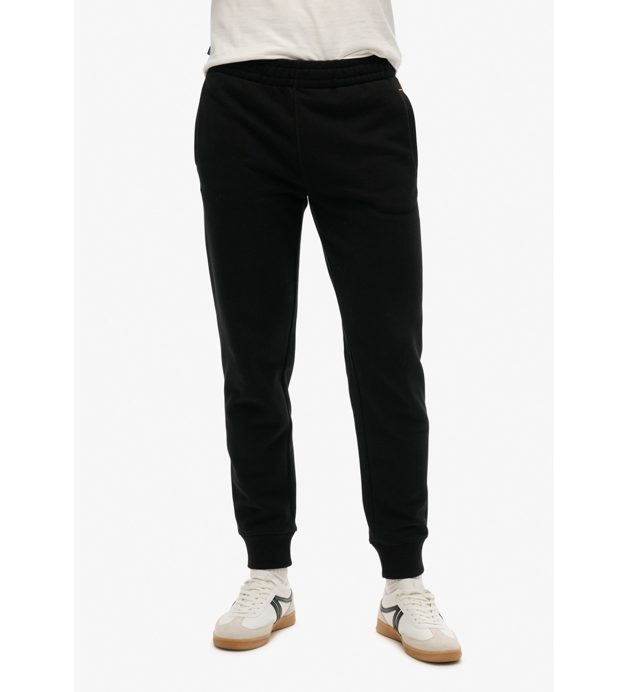 Superdry für Herren. M7011323A Jogger Essential Hose schwarz (L), Lässig, Baumwolle