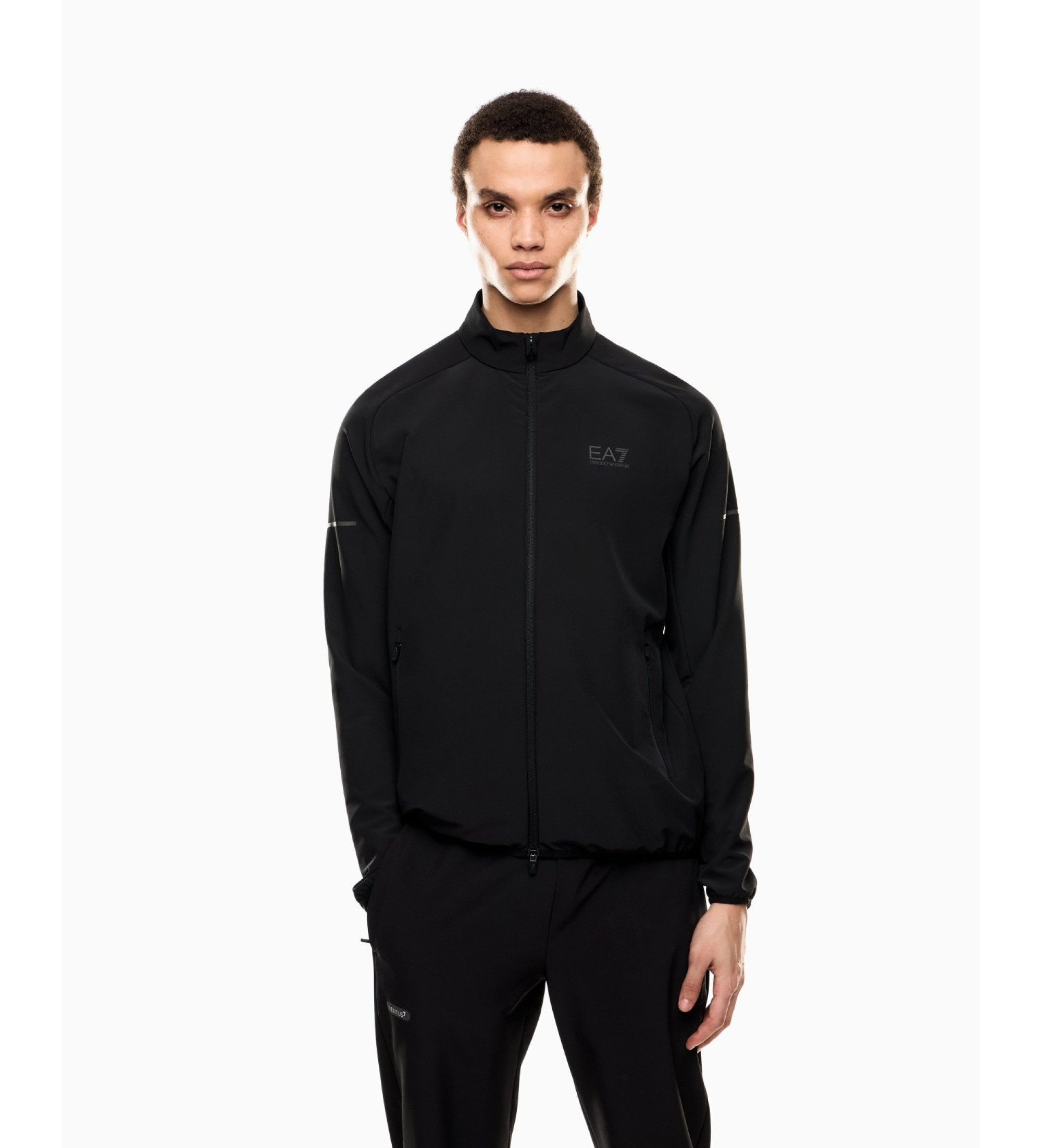EA7 für Herren. 7M000638_AF16826 Dynamic Athlete Ventus7 Jacke schwarz (M), Lässig, Sportlich, Multisport, Polyester, Langarm