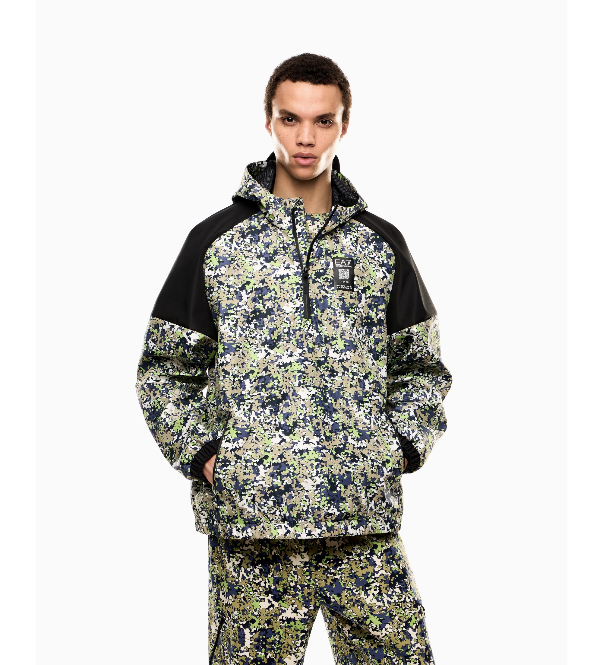 EA7 für Herren. 7M000919_AF15918 Zug Sichtbarkeit Jacke M grün (3XL), Lässig, Polyester