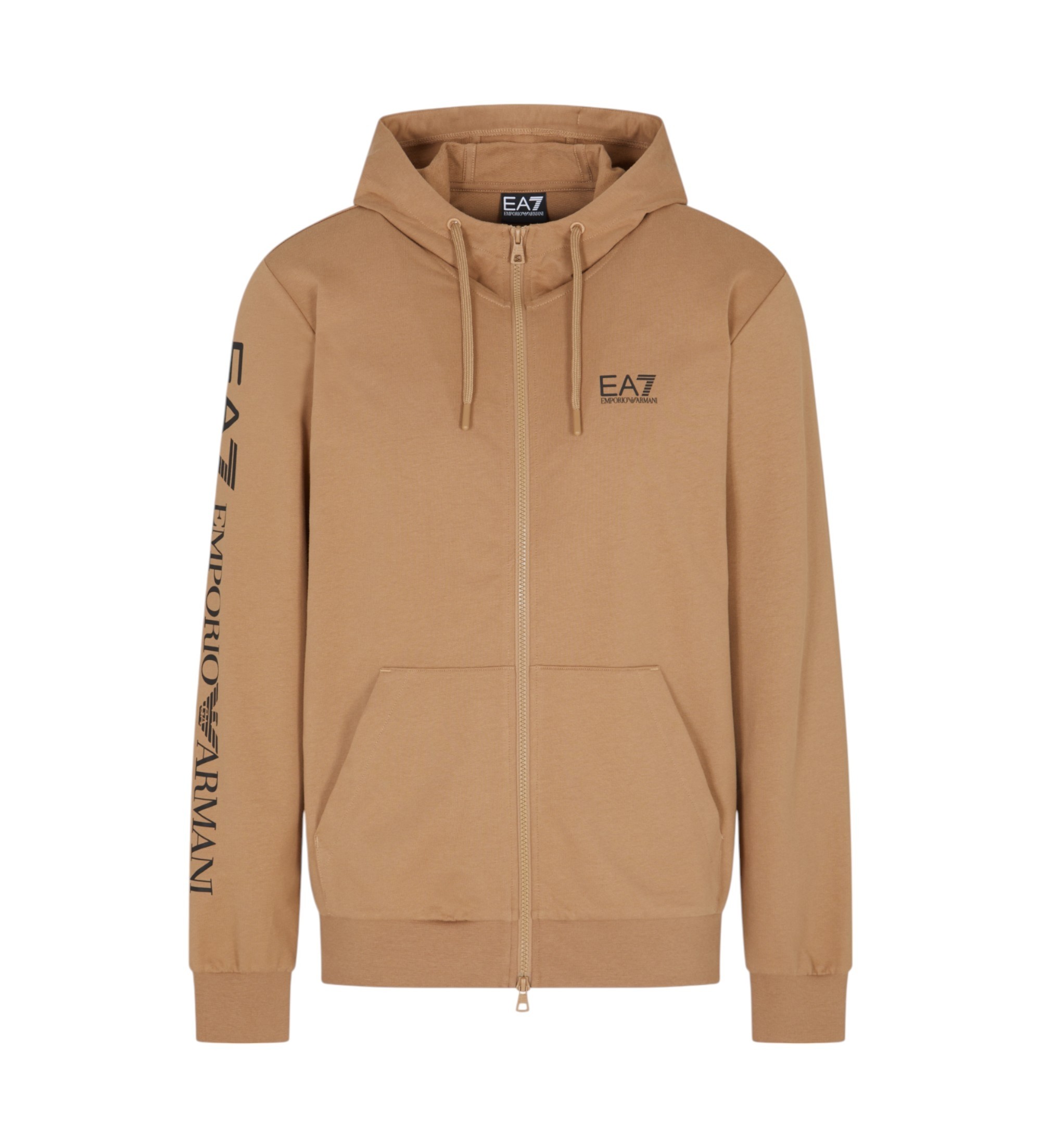 EA7 für Herren. 7M000568_AF13512 Logo Series Sweatshirt braun (L), Lässig, Baumwolle