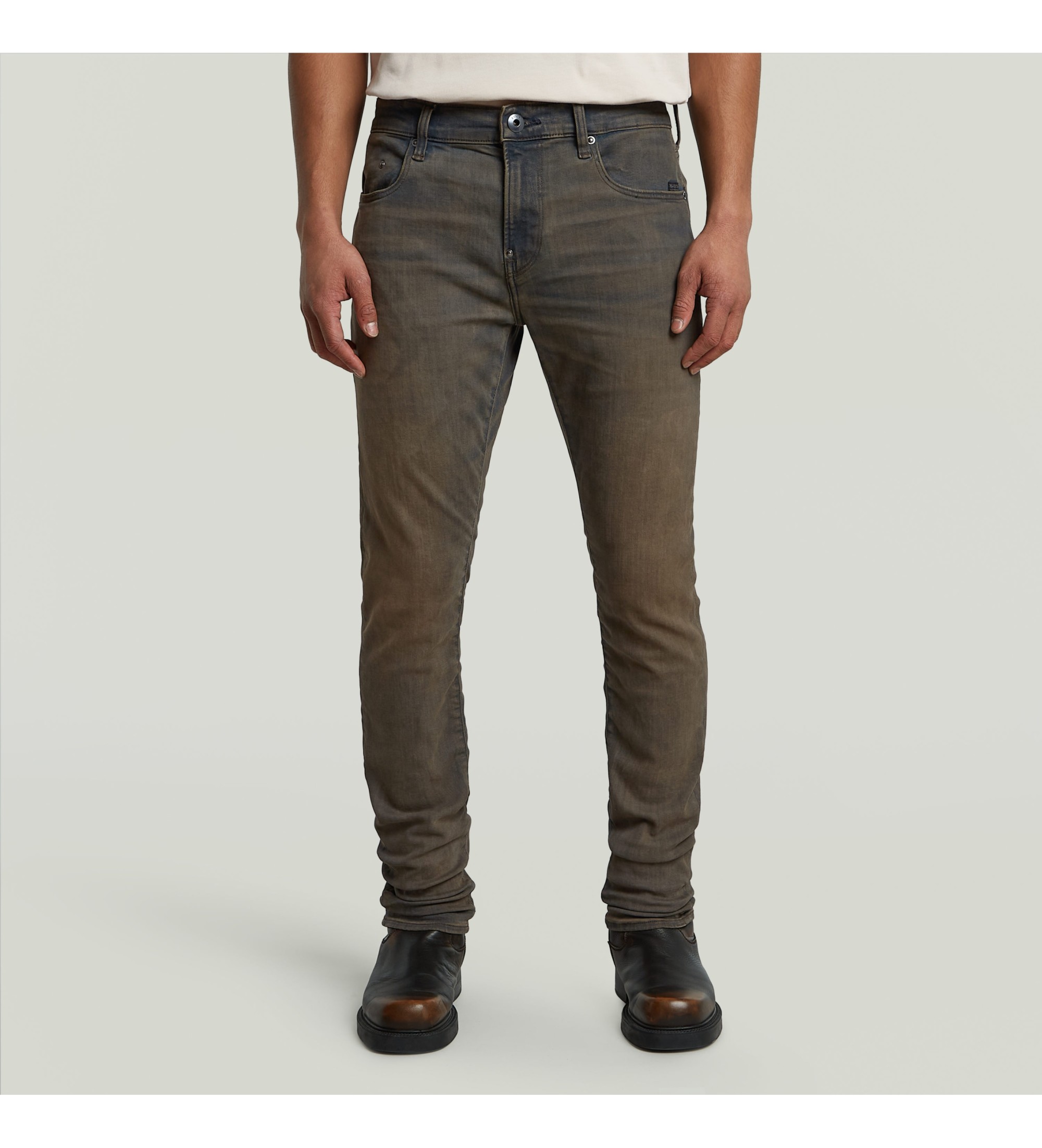 G-Star für Herren. D20071-D842-H556 Jeans Revend FWD Skinny grau (32/32), Lässig, Denim, Nachhaltig, Recycelte Baumwolle