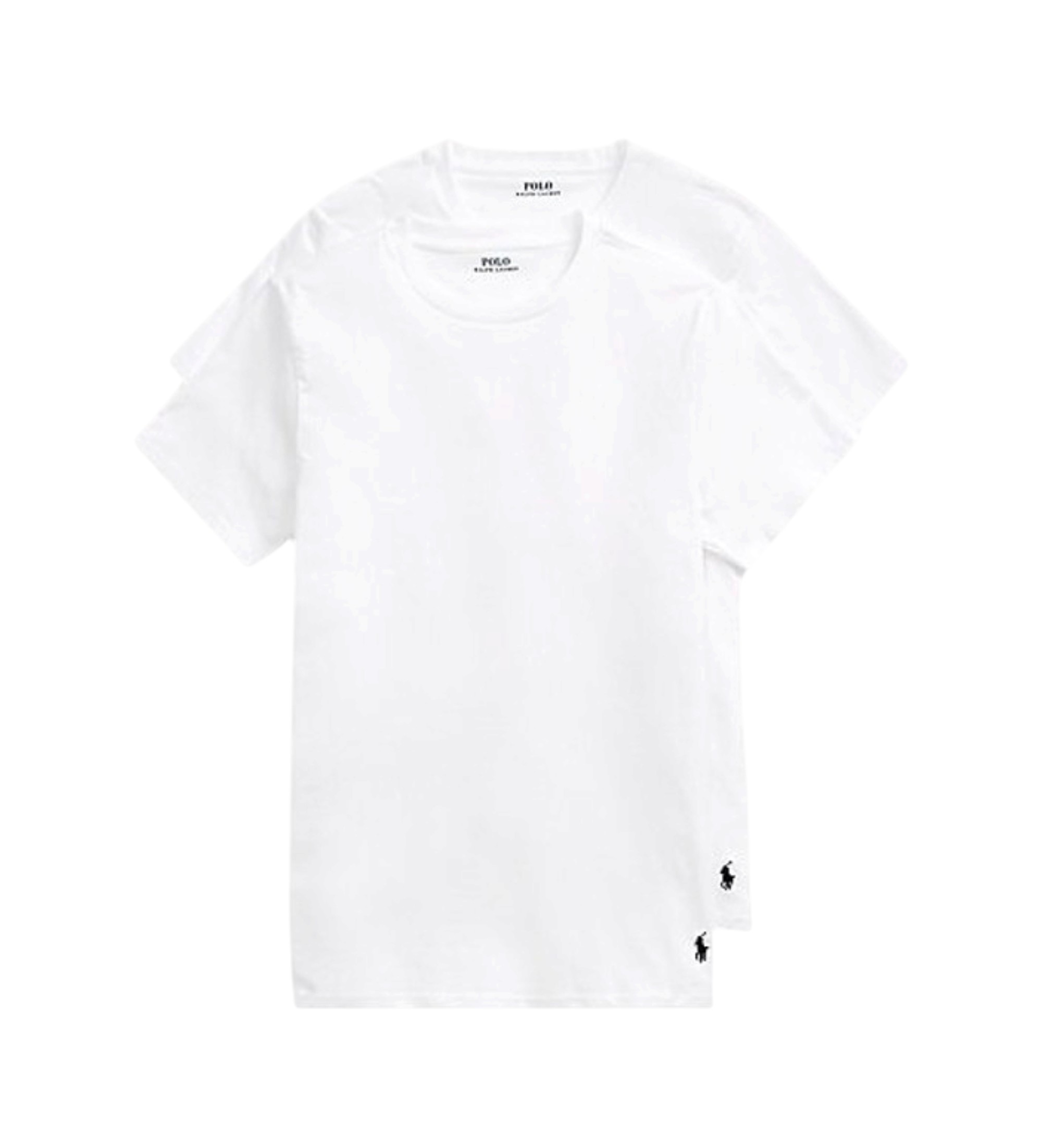Polo Ralph Laurenvoor mannen. 714835960002 Set van twee witte Classic T-shirts (XXL), Casual, Homewear, Katoen, Korte mouwen