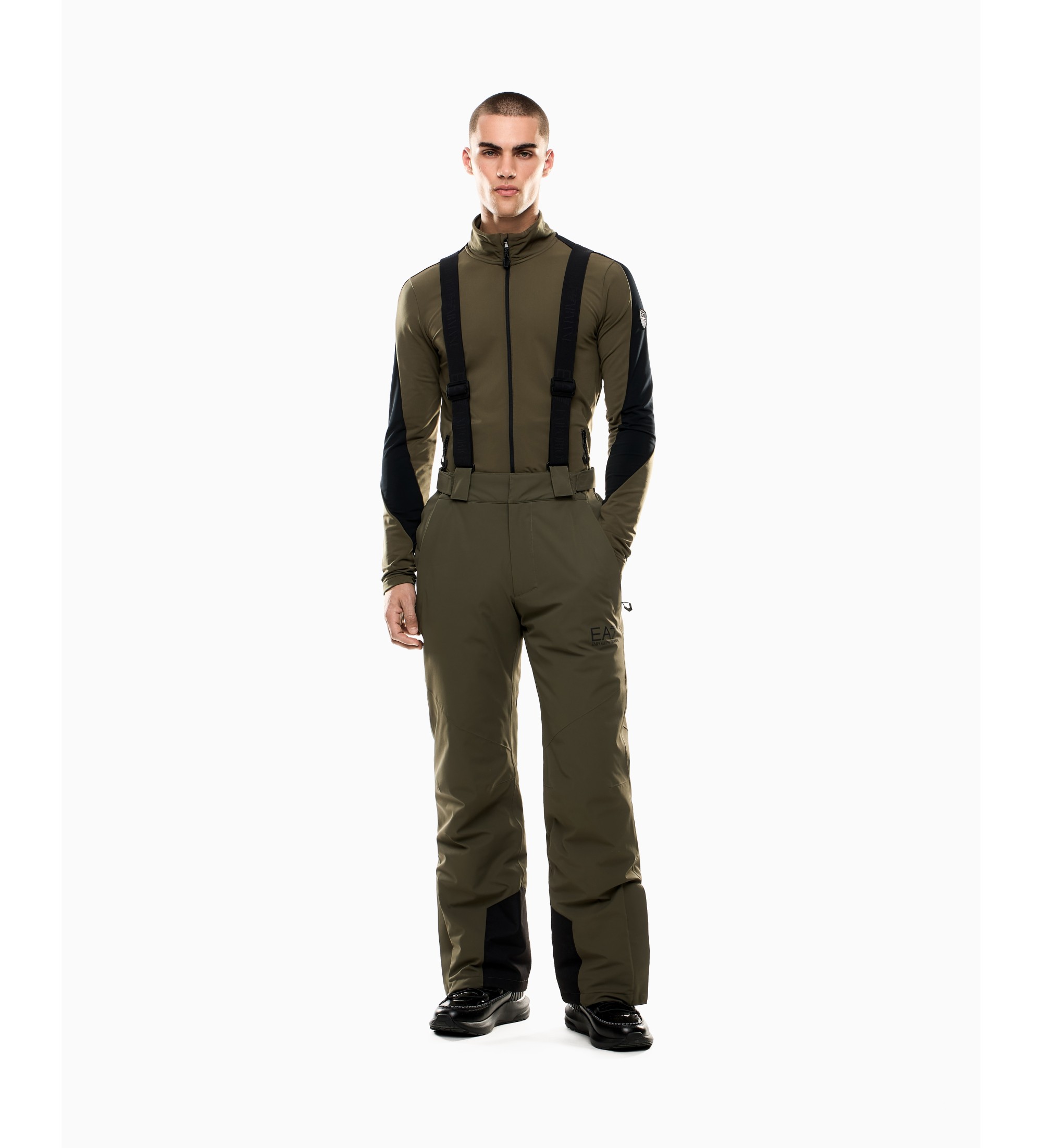 EA7 für Herren. 7M000465_AF13889 Skihose Kitzbühel Protectum7 Grün (M), Lässig, Sportlich, Sportbekleidung, Multisport, Polyester, Schnee
