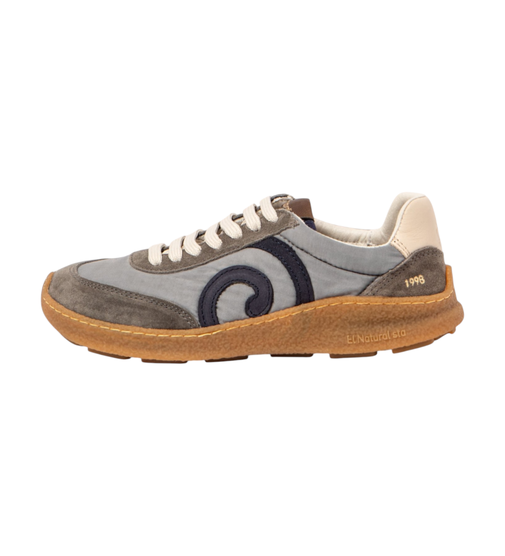 El Naturalista für Damen. 25435A110005_039 Turnschuhe N5435A Oroel grau (45), Stoff, Wohnung, Schnürsenkel, Lässig