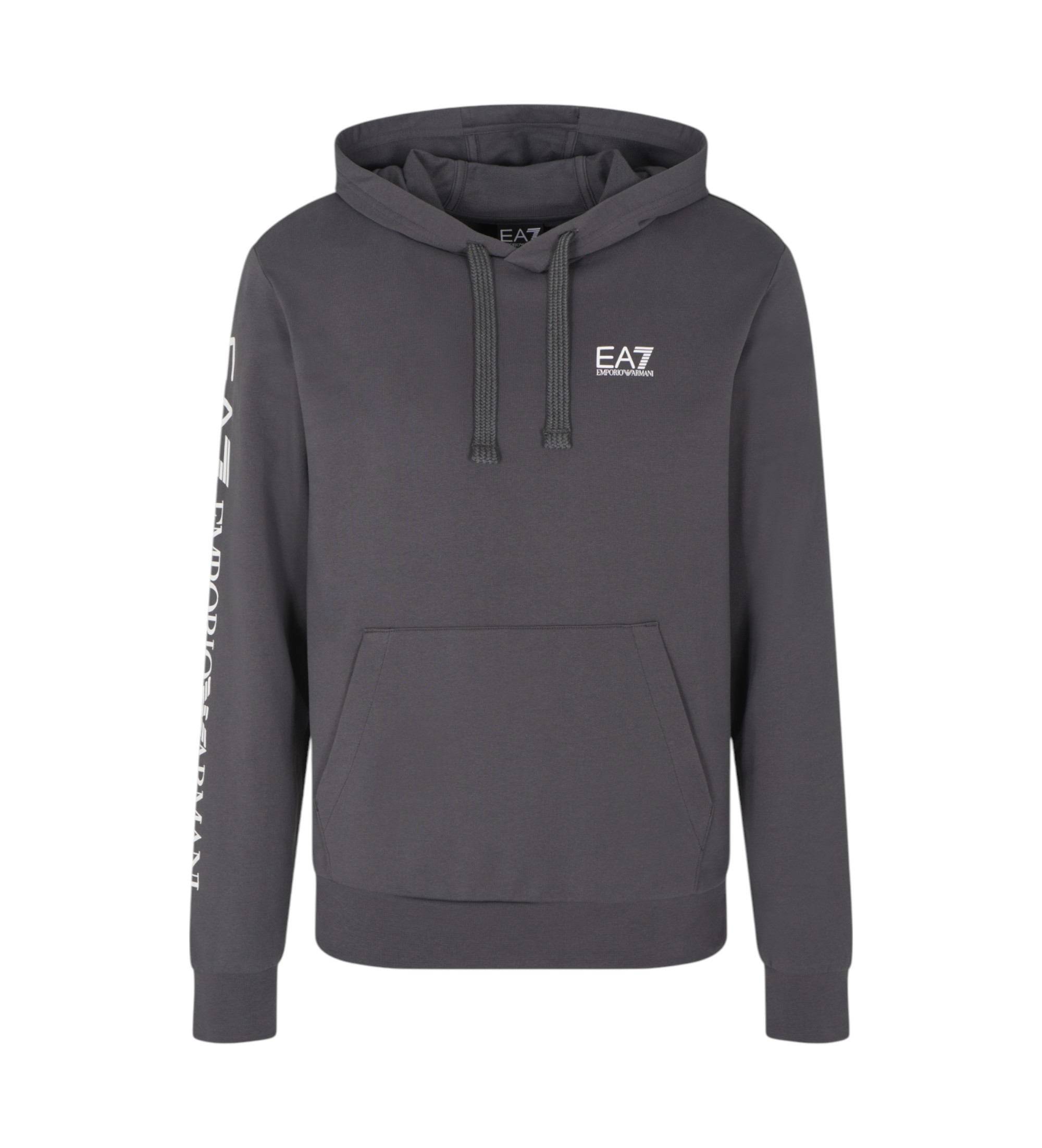 EA7 für Herren. 7M000569_AF13512 Logo Series Sweatshirt grau (L), Lässig, Baumwolle