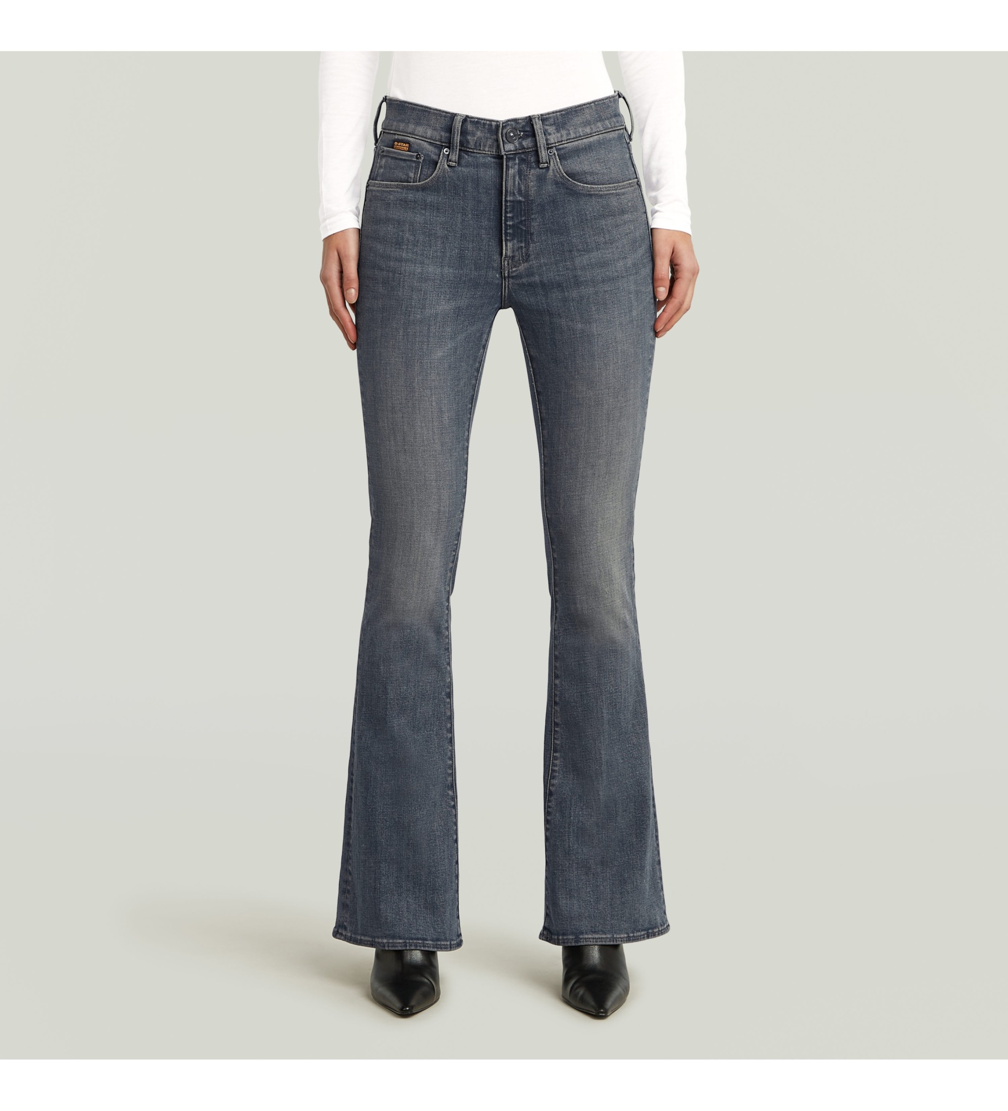 G-Star für Damen. D21290-D842-G803 Jeans 3301 Schlaghose blau (29/30), Lässig, Denim, Nachhaltig, Recycelte Baumwolle