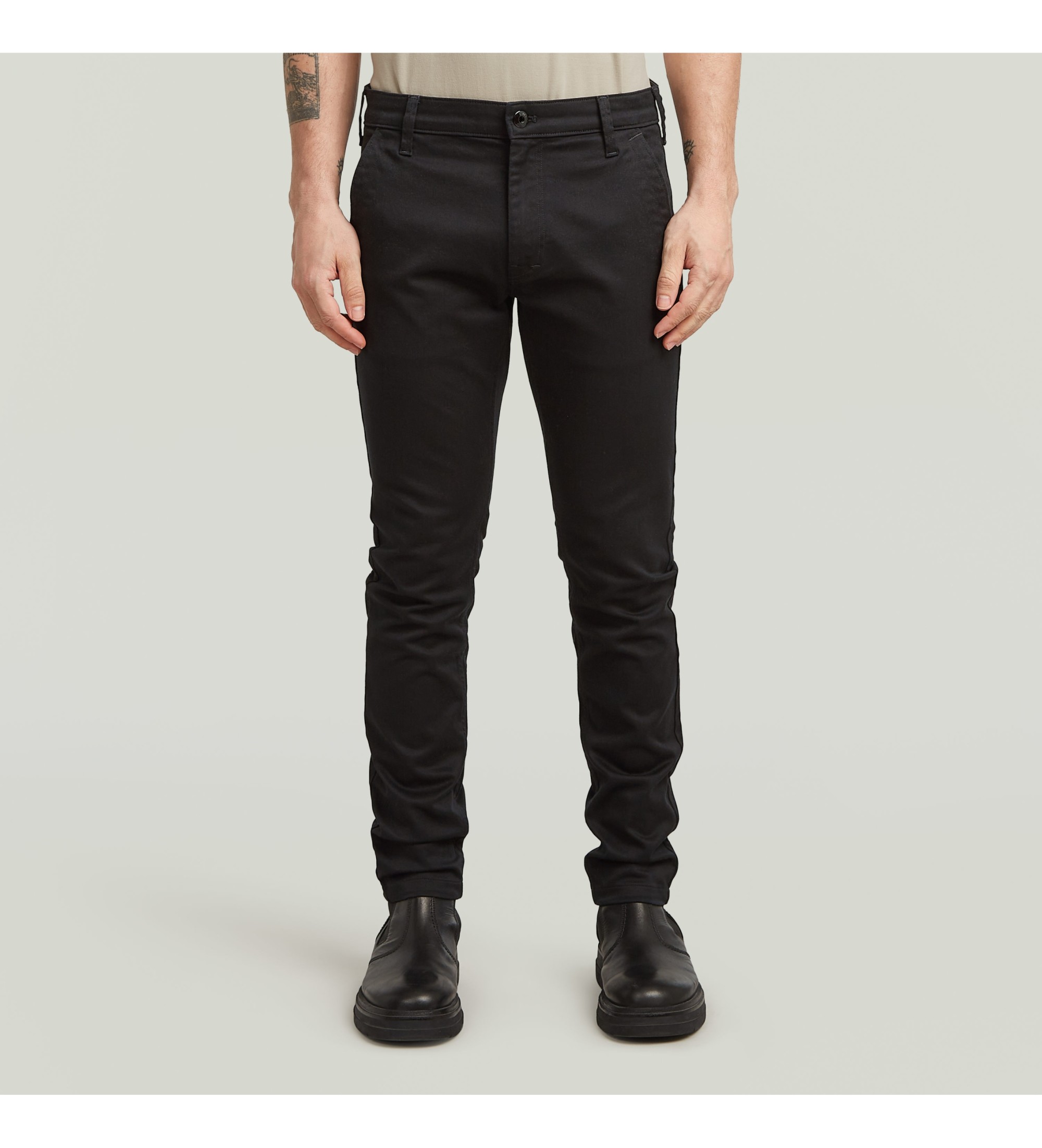 G-Star für Herren. D25179-C105-6484 Chino Skinny-Hose 3.0 schwarz (32/30), Lässig, Bio-Baumwolle, Nachhaltig