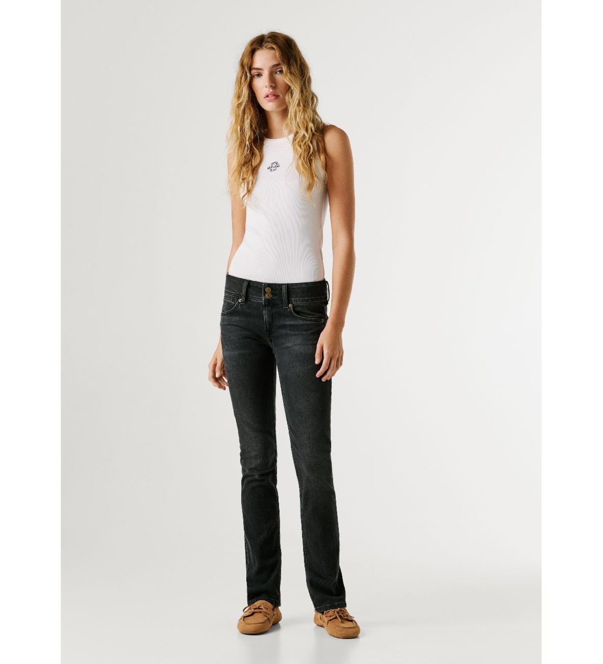Pepe Jeans für Damen. PL20472989FA Jeans Venus schwarz (27/34), Lässig, Baumwolle