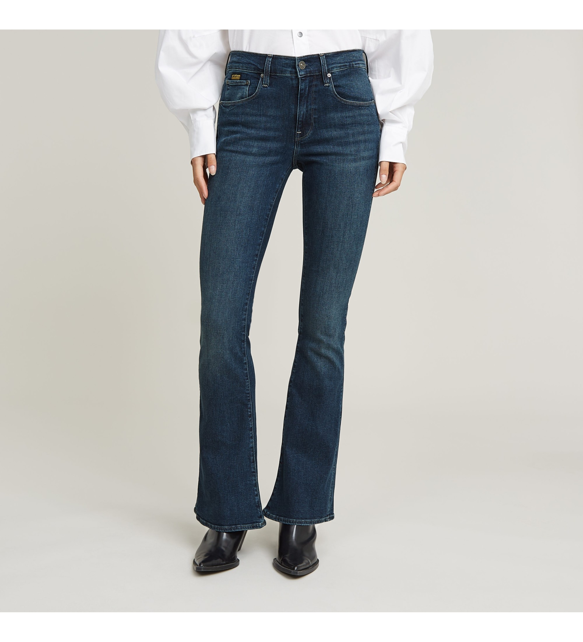 G-Star für Damen. D21290-D987-H281 Jeans 3301 Schlaghose blau (32/30), Lässig, Denim, Nachhaltig, Recycelte Baumwolle