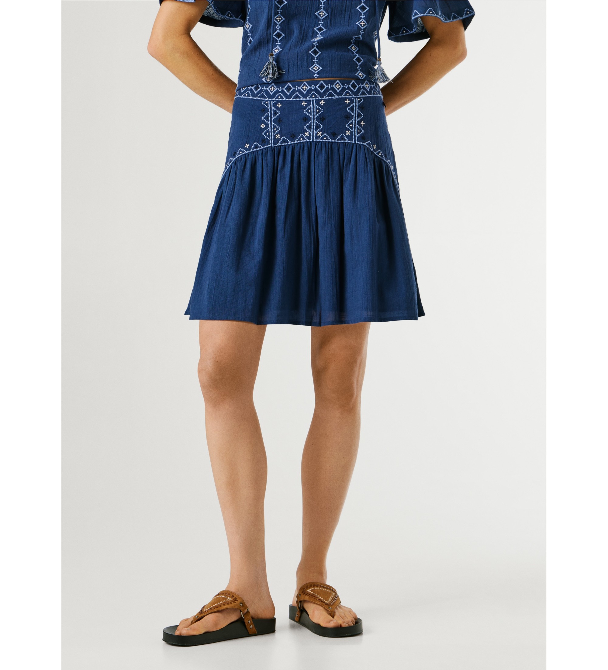 Pepe Jeans für Damen. PL9011921 Denver-Rock navy (S), Lässig, Baumwolle, Marine